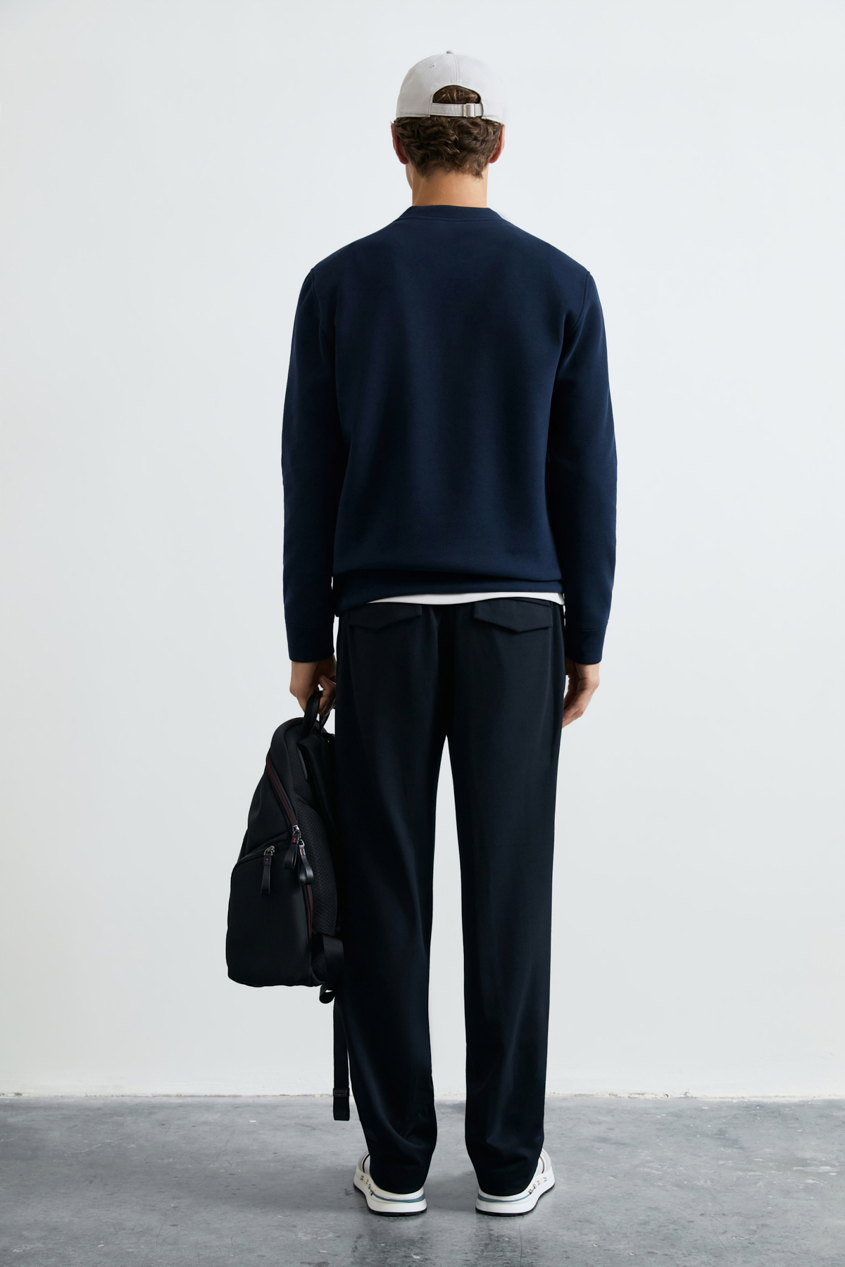 Mıles Erkek Sweatshirt Lacivert — سرمه‌ای 112030201 — تصویر 6 از 6