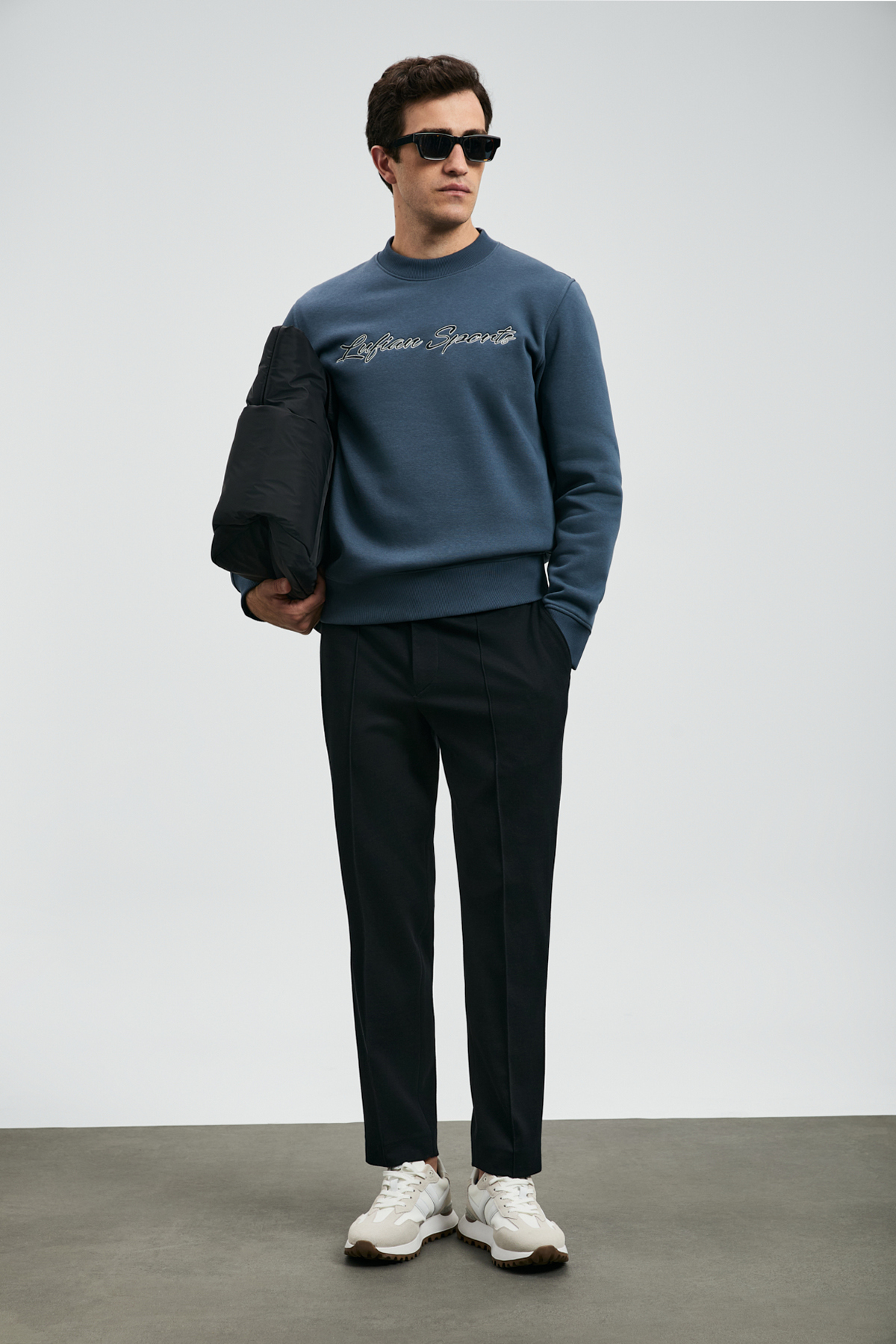 Loved Erkek Sweatshirt Antrasit — خاکستری 112030170 — تصویر 2 از 6