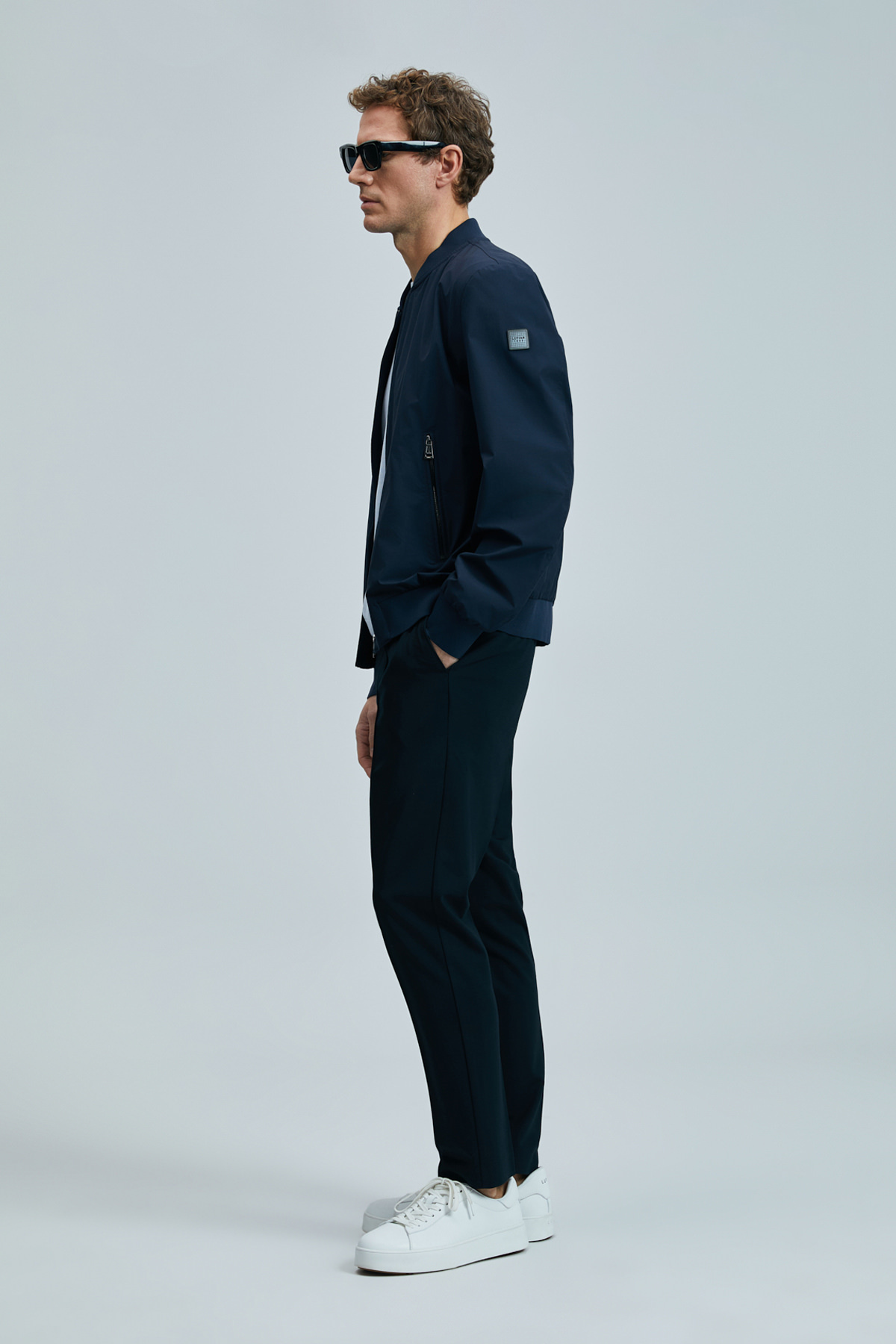 Sımon Smart Erkek Chino Pantolon Slim Fit Lacivert — سرمه‌ای 111190337 — تصویر 3 از 6