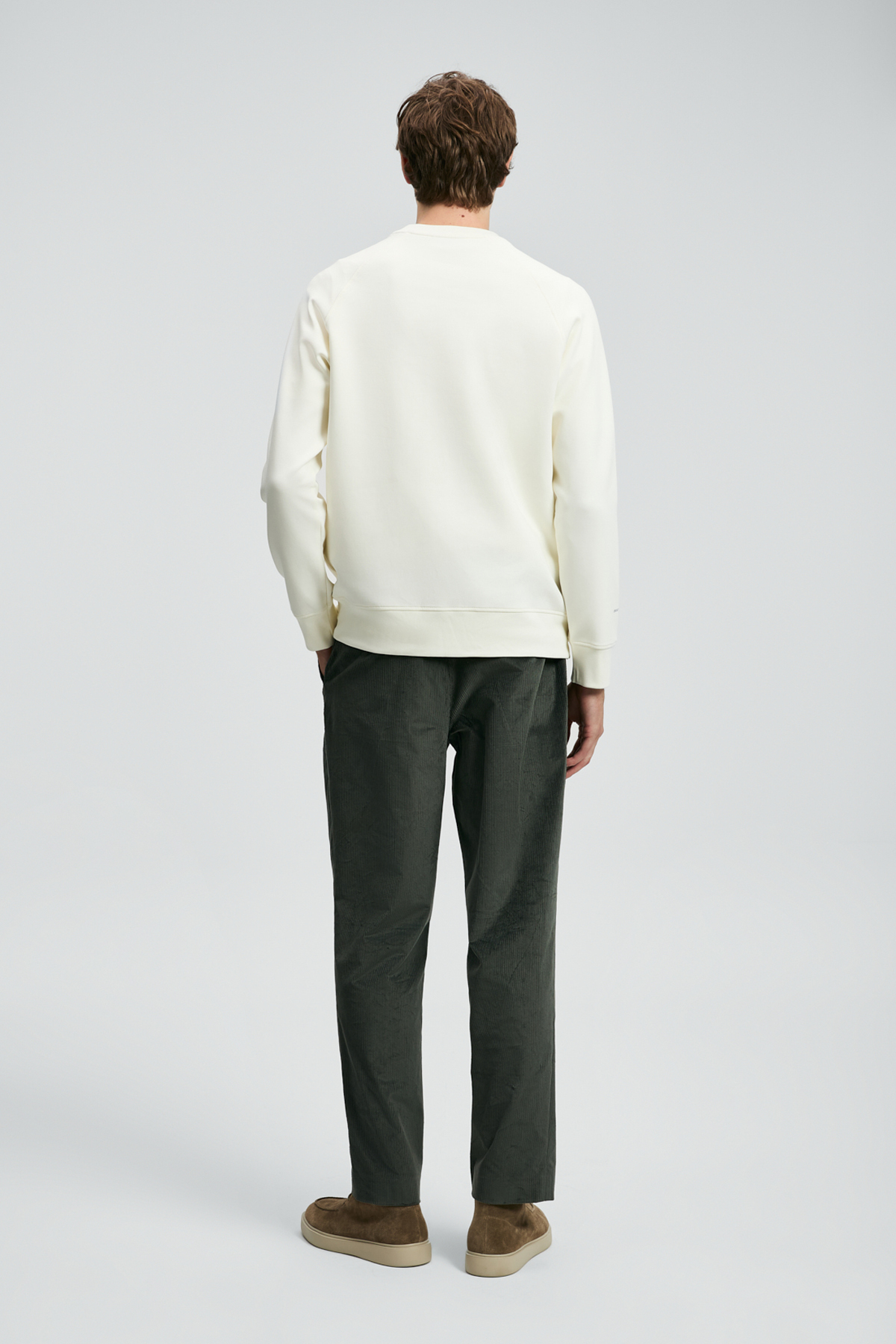 Cooper Erkek Sweatshirt Kırık Beyaz — سفید 112030177 — تصویر 6 از 6