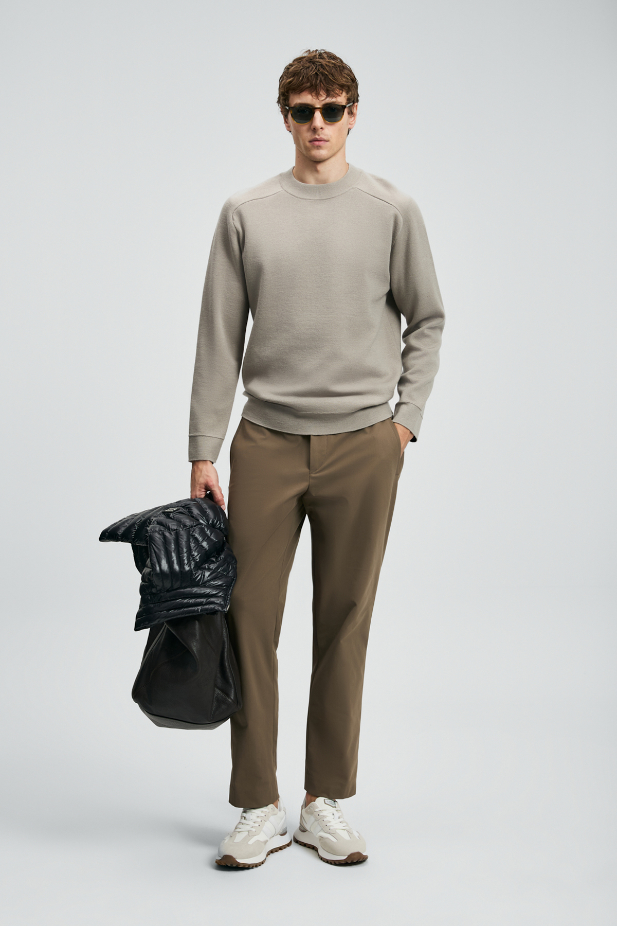 Lufian Daren Smart Erkek Chino Pantolon Slim Fit Toprak — قهوهای 112190340