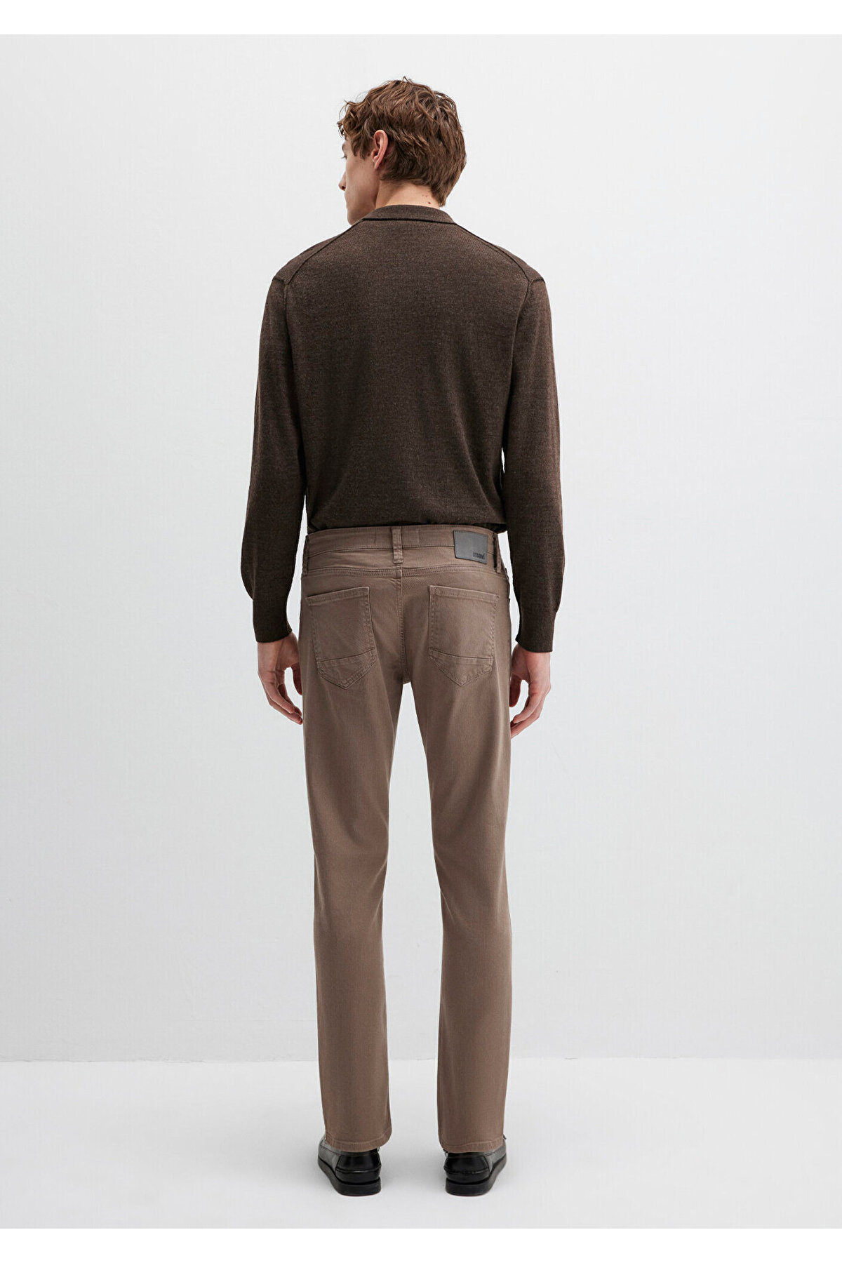 Marcus Brown Comfort Gabardine Trousers 0035189452 — قهوه‌ای 00351-P — تصویر 4 از 8