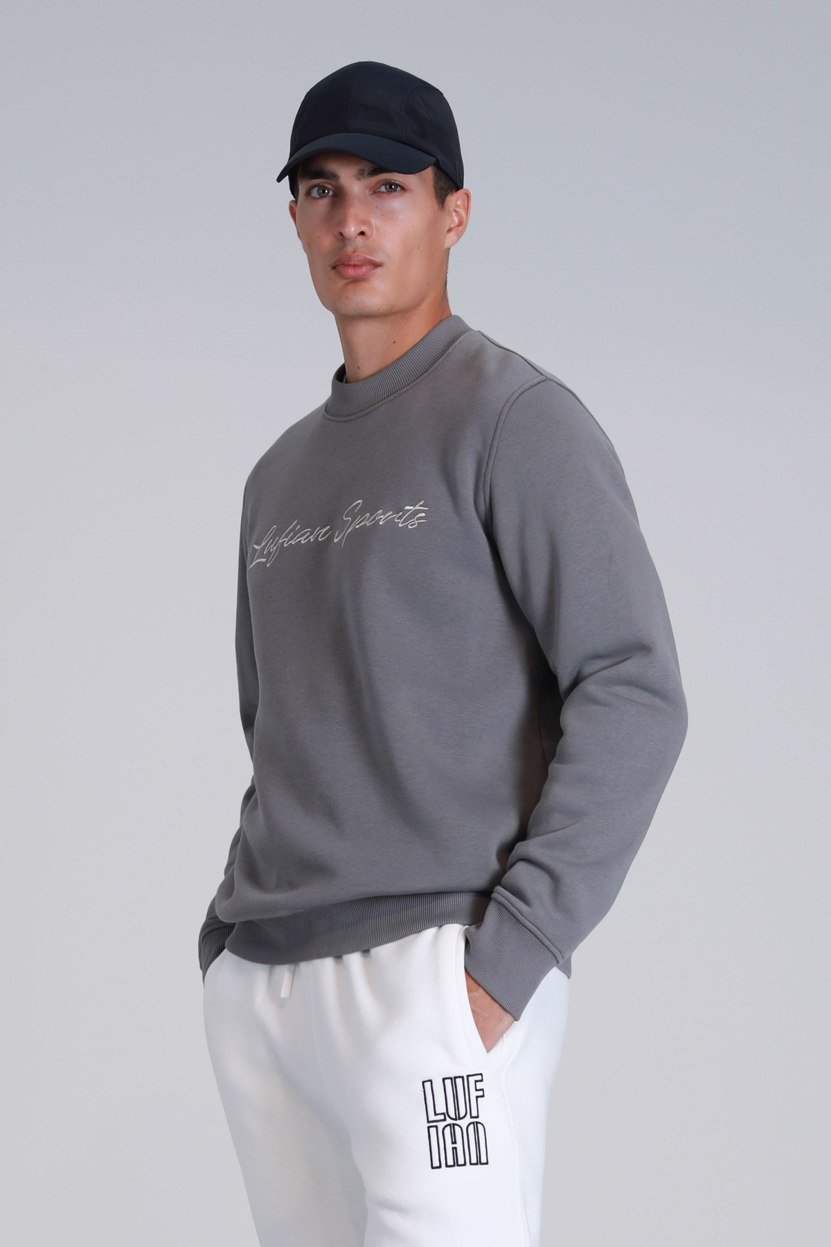 Loved Erkek Sweatshirt Kum — بژ 112030137 — تصویر 5 از 6