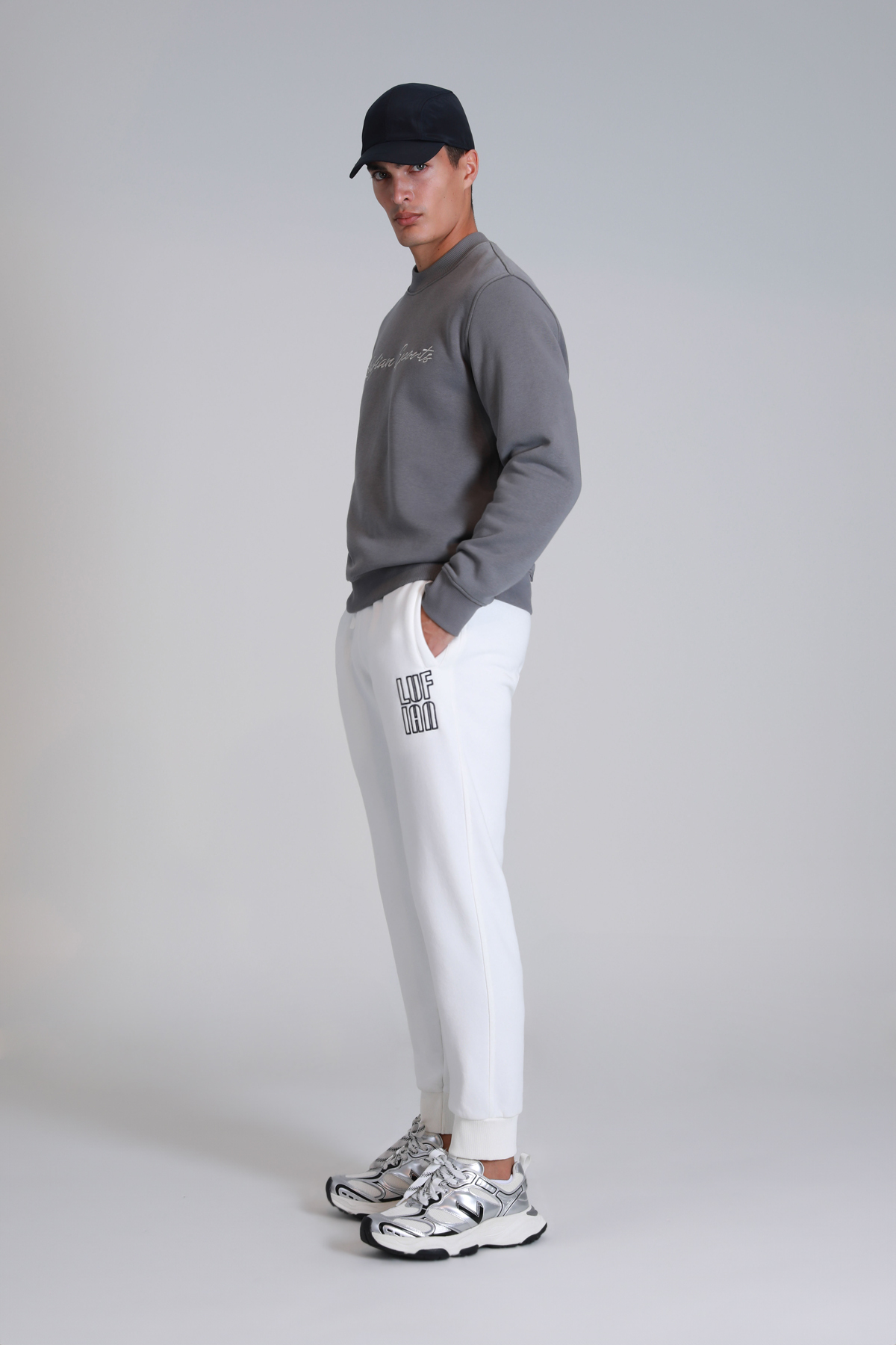 Loved Erkek Sweatshirt Kum — بژ 112030137 — تصویر 4 از 6