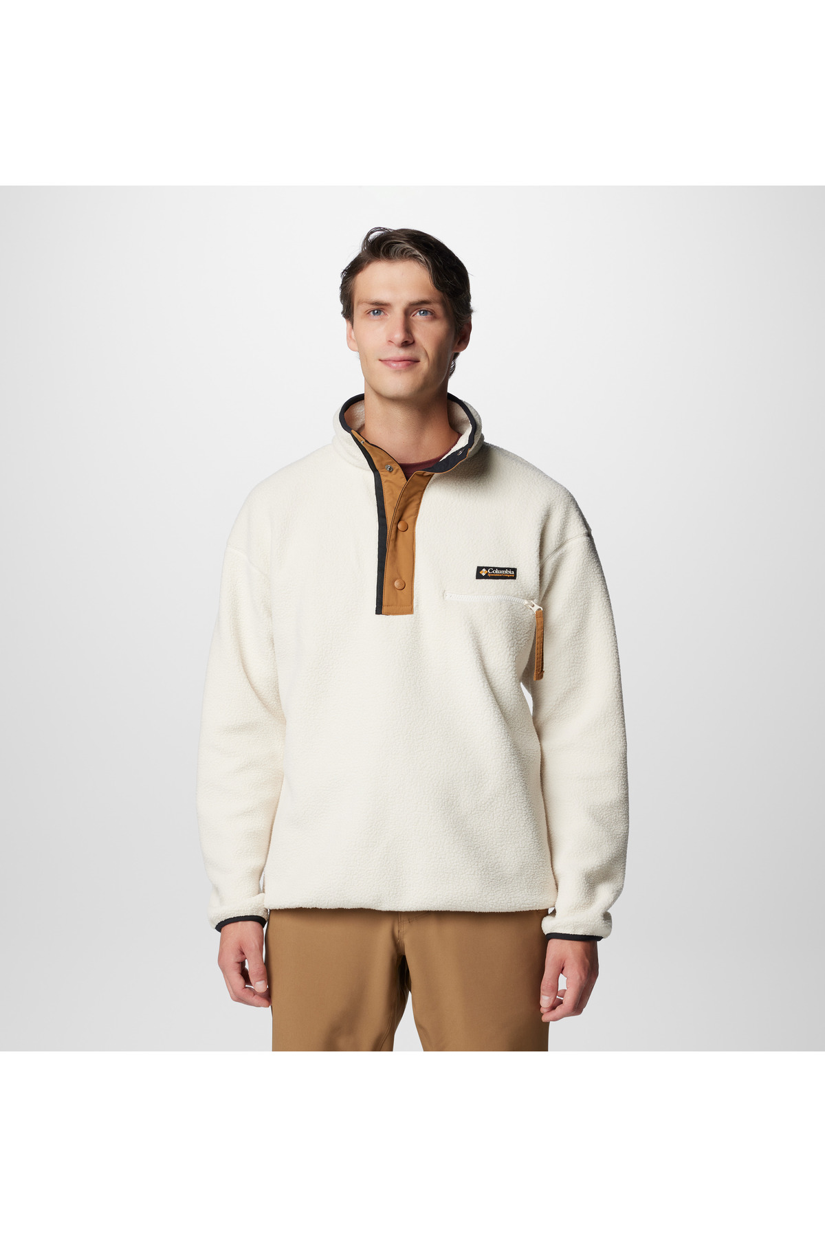 Columbia Helvetia II Half Snap Erkek Polar Üst — بژ 2090891191
