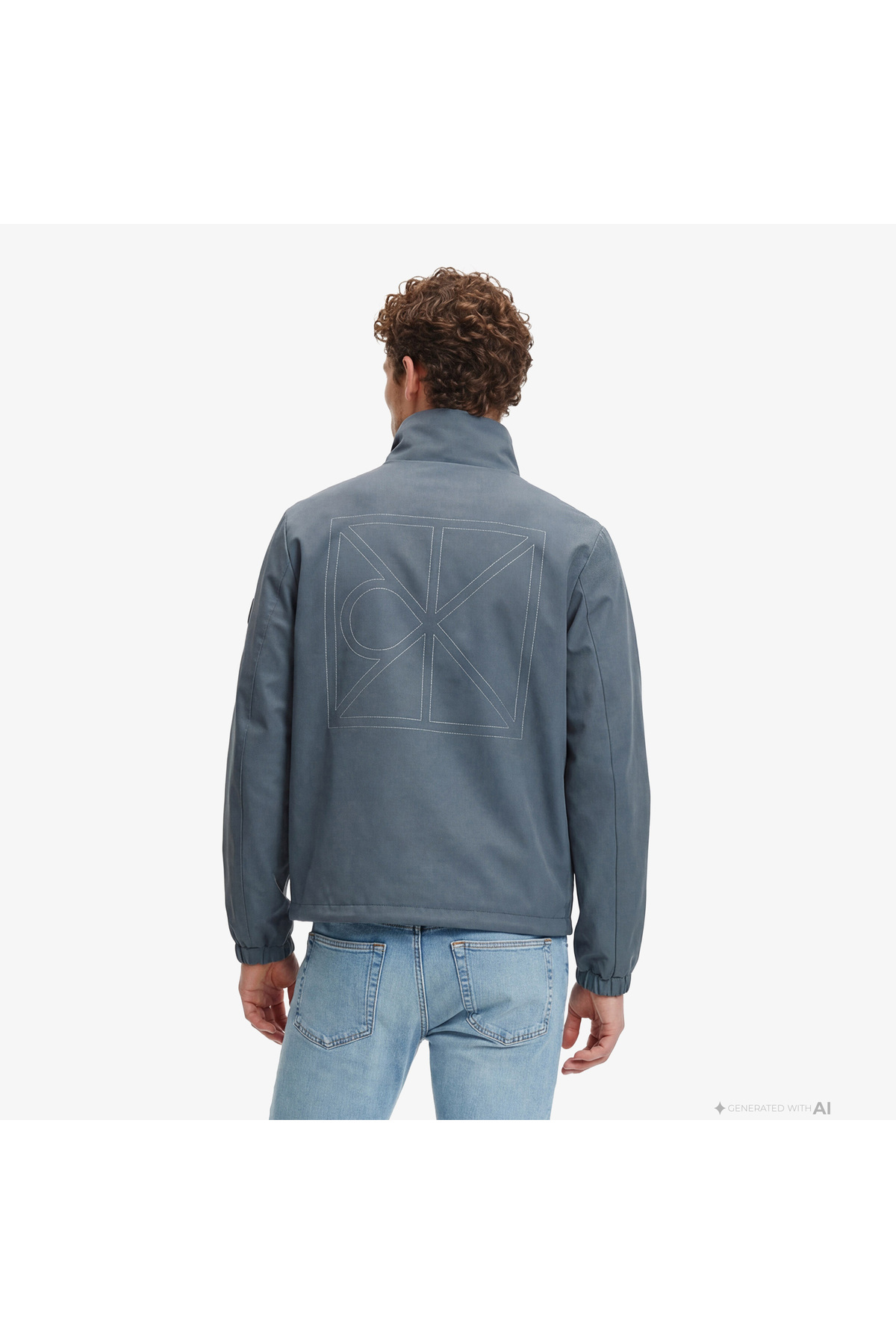 Nylon Unfilled Reversible Erkek Siyah Ceket — مشکی LV14RE522G — تصویر 2 از 6