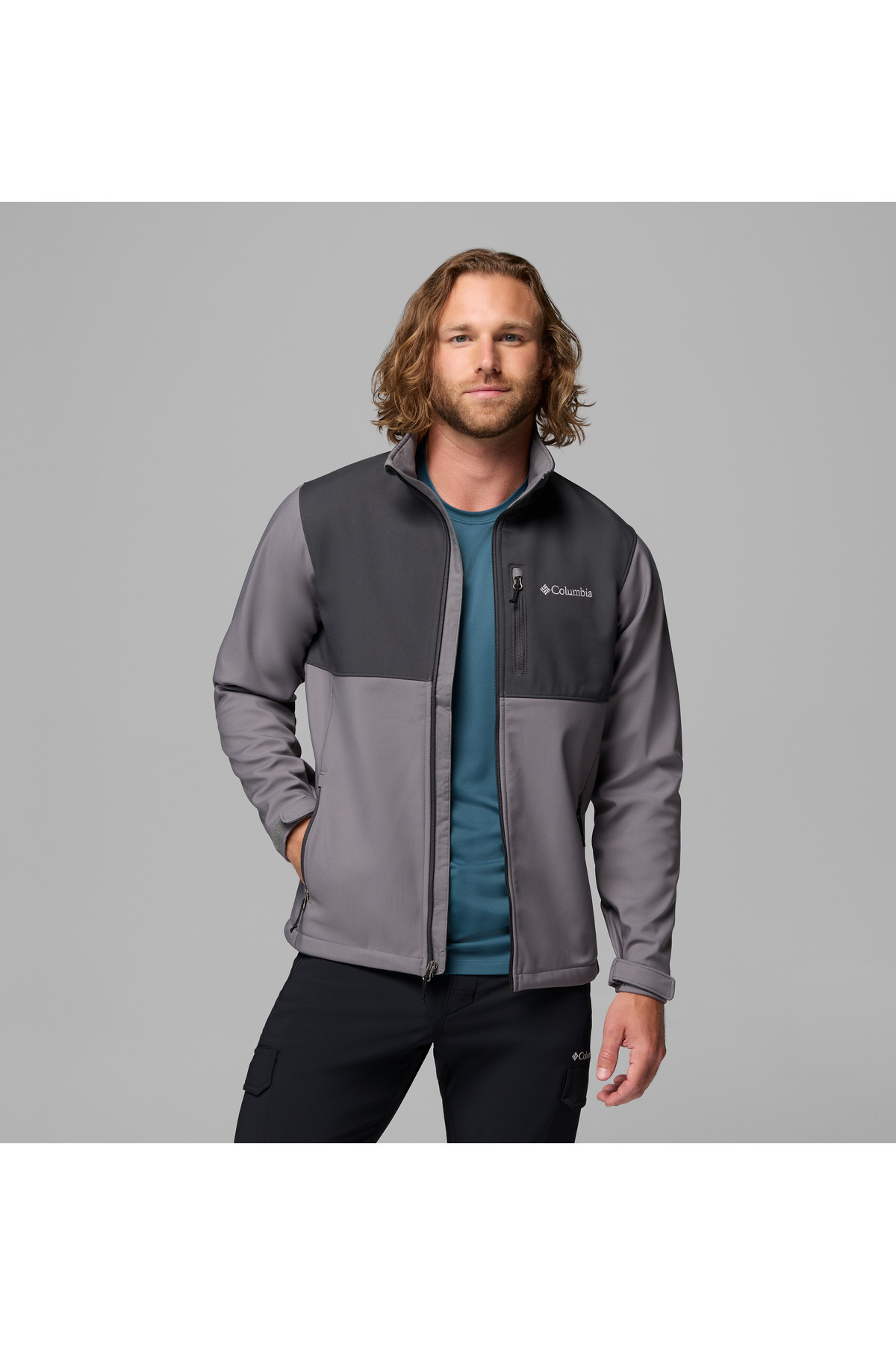 Ascender Erkek Softshell Ceket — خاکستری TYC7BC627F13670DA73A68100 — تصویر 4 از 8