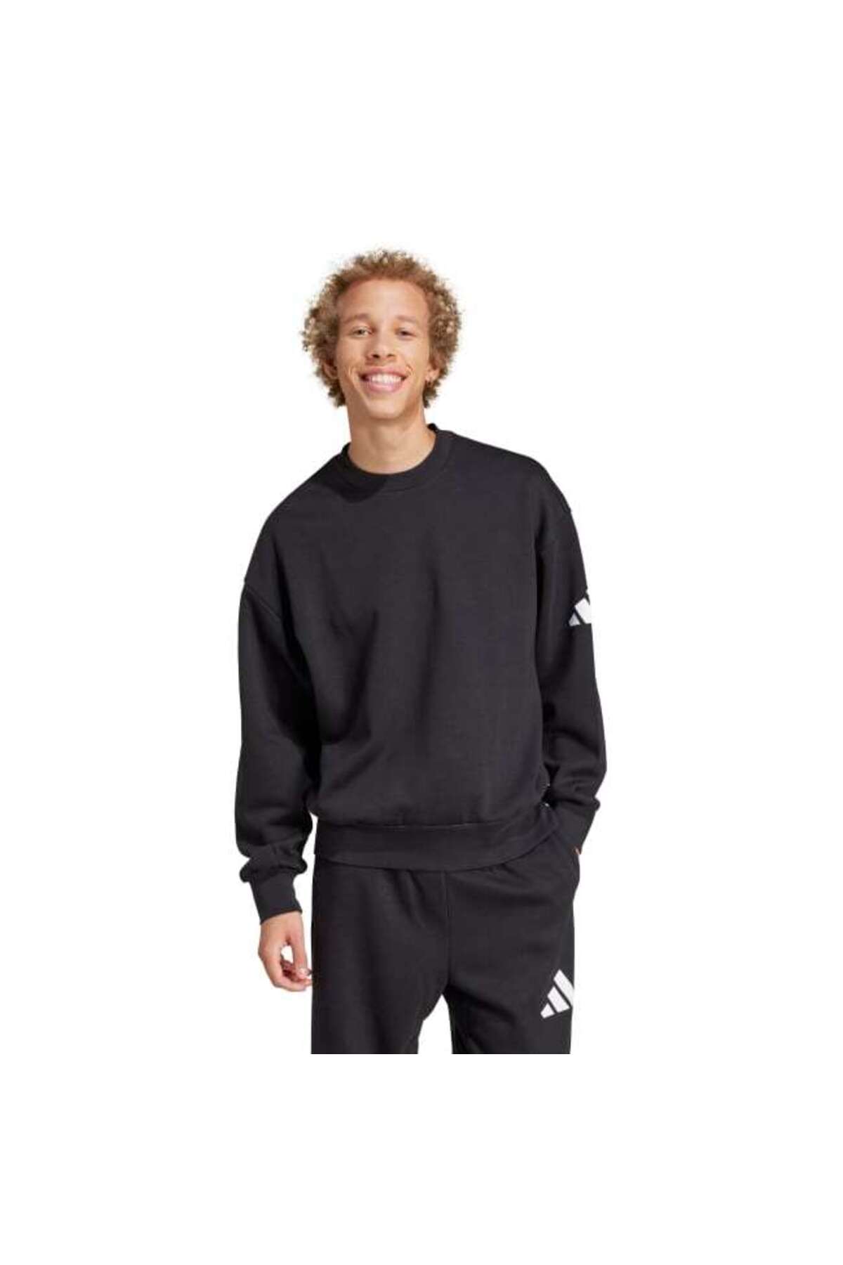 عرق مردانه M Swt Fl Jf3542 BLACK/WHITE — مشکی JF3542 — تصویر 3 از 7