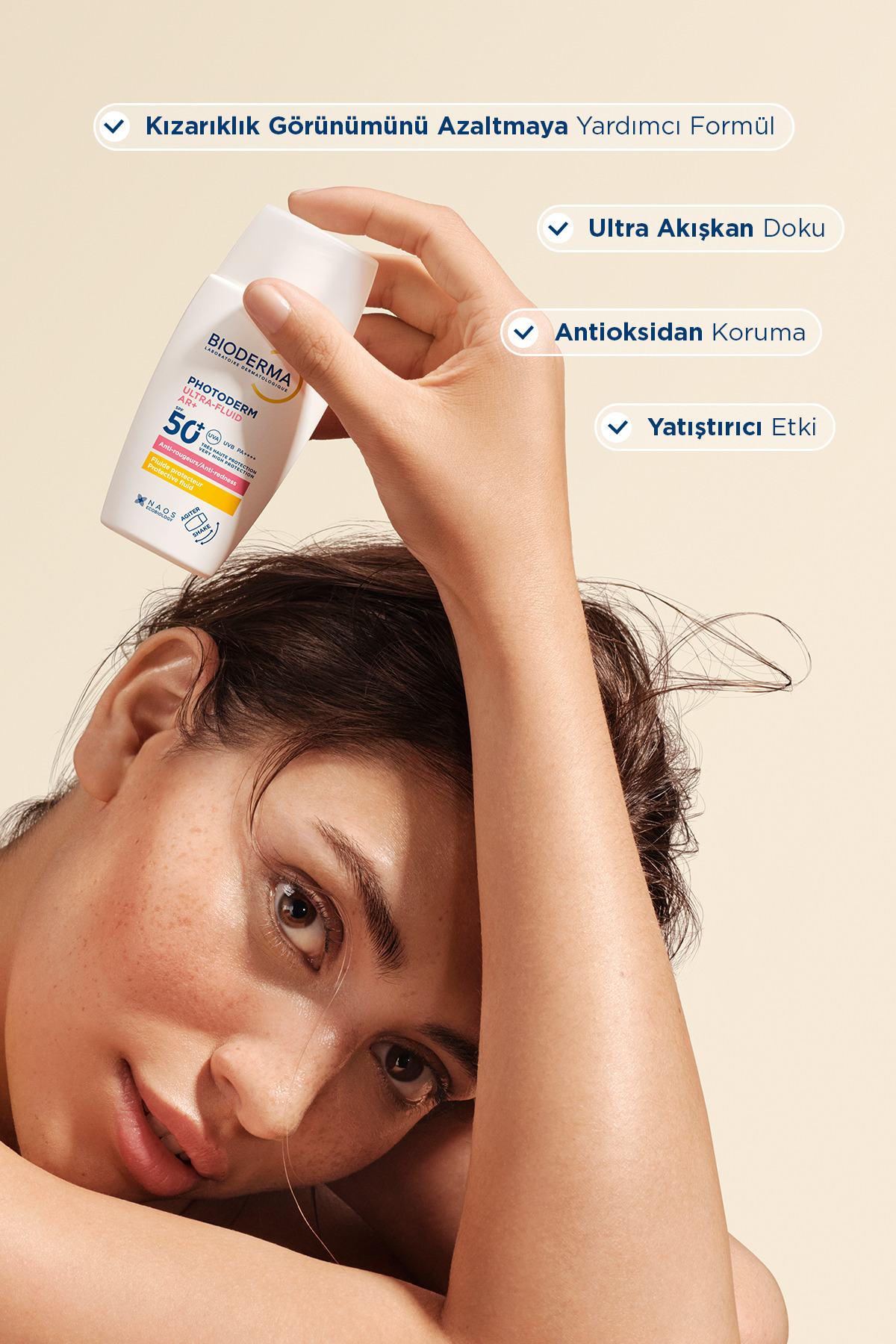 کرم ضد آفتاب فتو درم AR+ فوق سبک SPF50+ ضد قرمزی 40ml