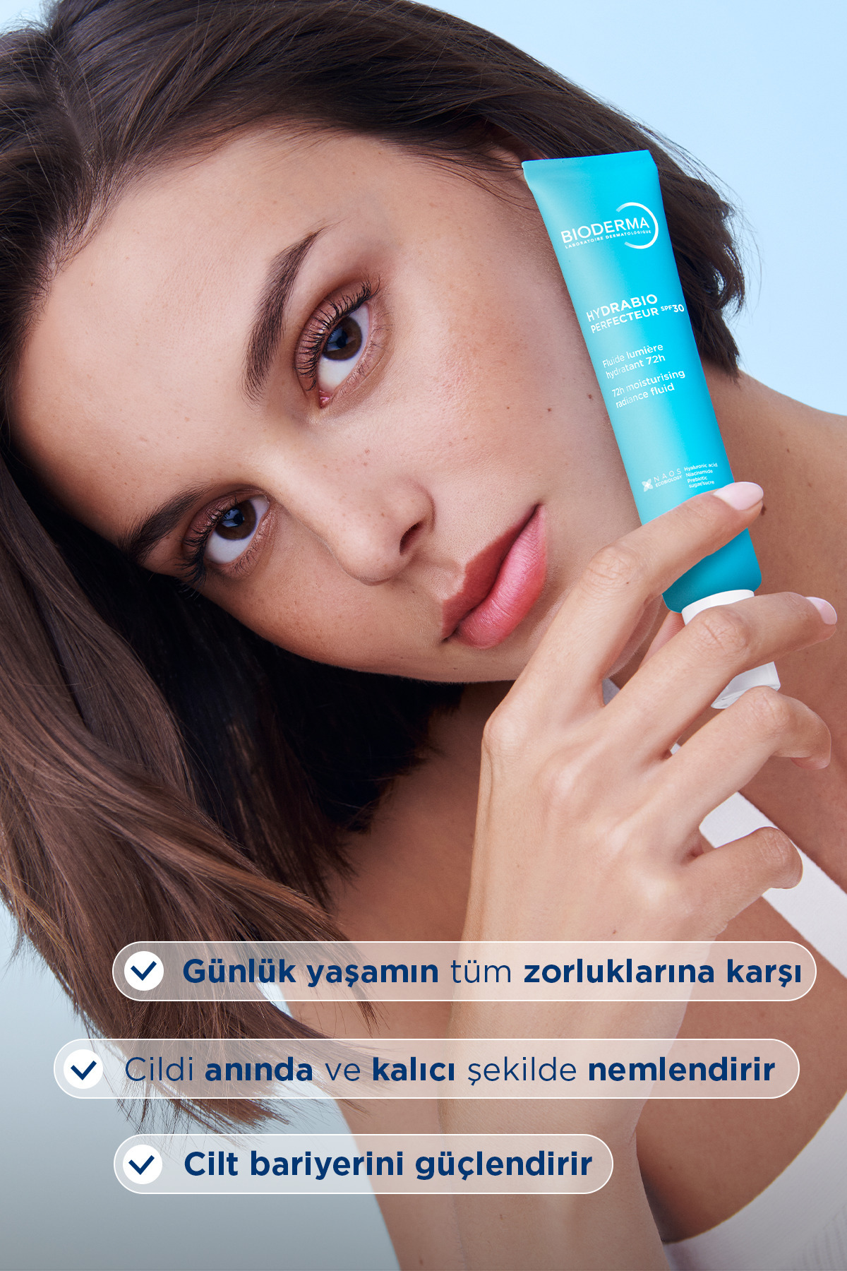 کرم مرطوب‌کننده آبرسان هیدرابیو پرفکتور با SPF30 و اسید هیالورونیک، حجم ۴۰ میلی‌لیتر