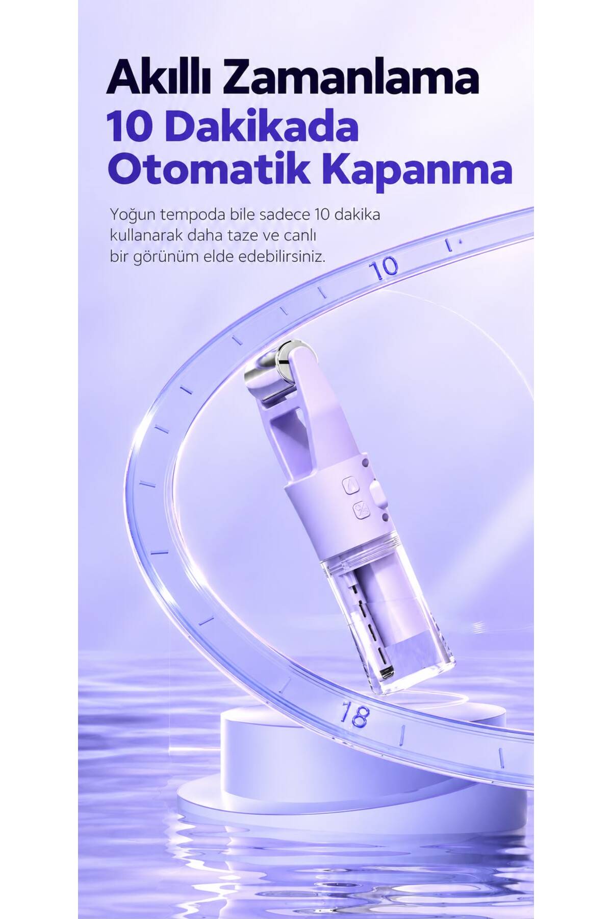 Nano Mist Nemlendirme ve Sıcak Metal Masaj Cihazı | 38–42°C Isı, Titreşimli Masaj, Type-C Şarj — مشکی DCİ-G4 — تصویر 6 از 8
