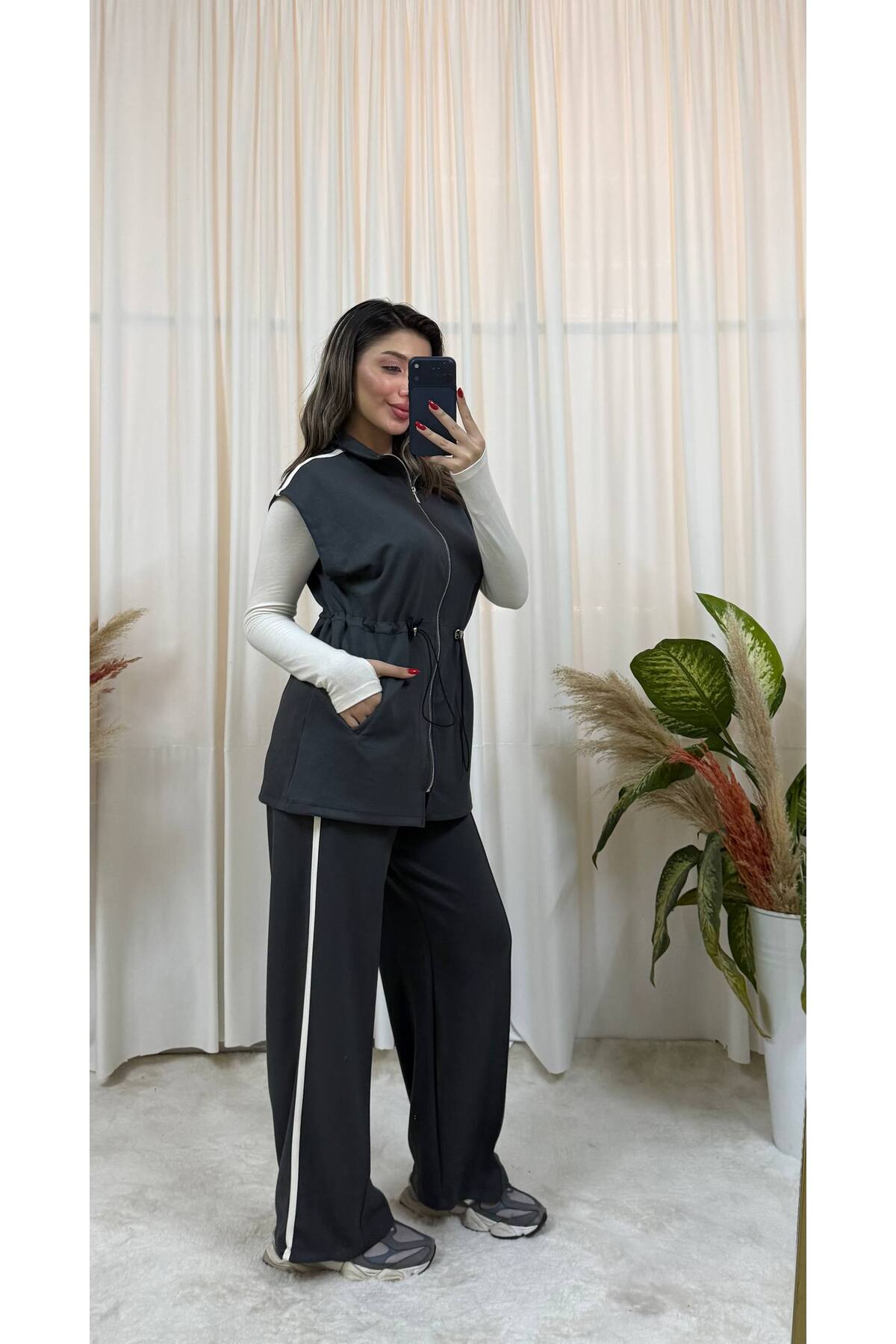 زنانه نوار DETAIL مدل دو کت و شلوار 3