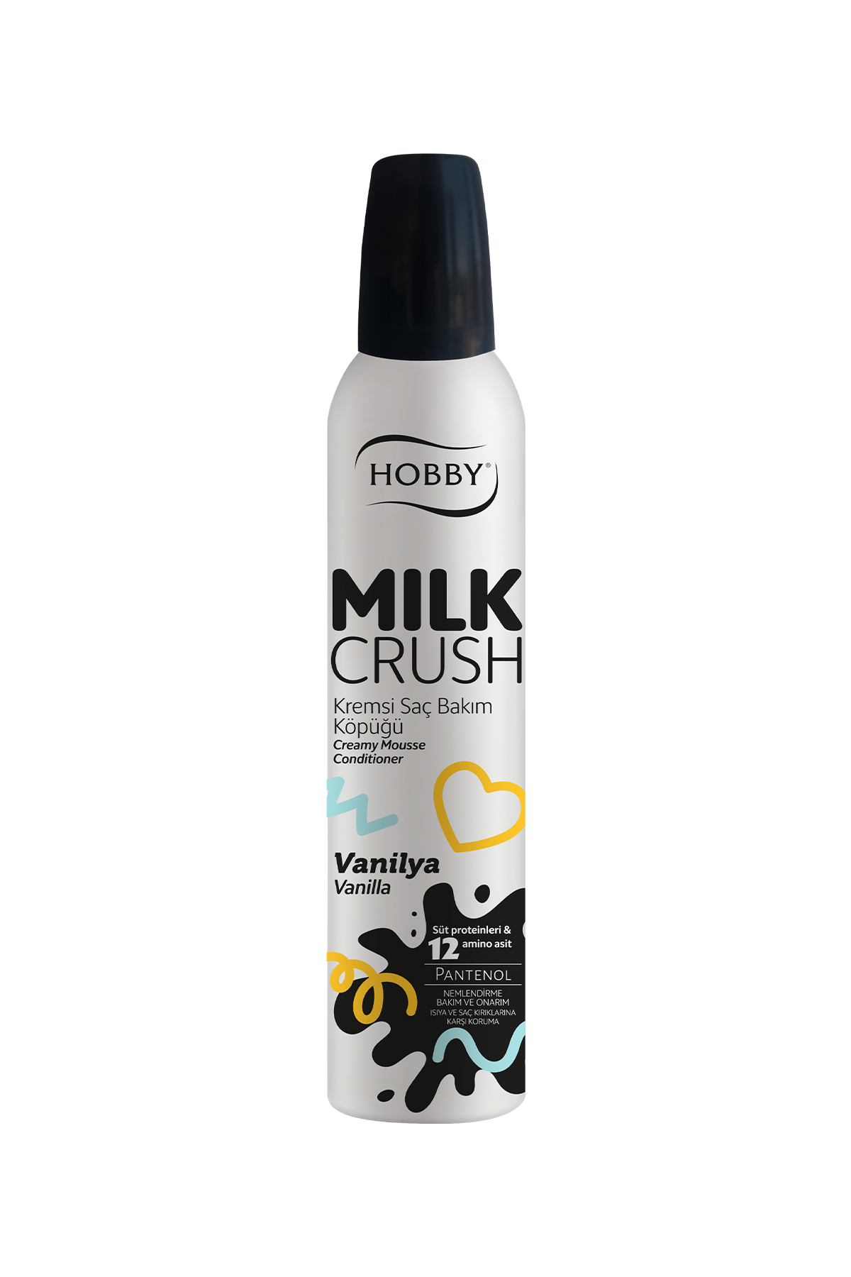 Hobby HairMousseMilkcrush Vnlla 200ml x 2'li Avantajlı Set — ES2600955