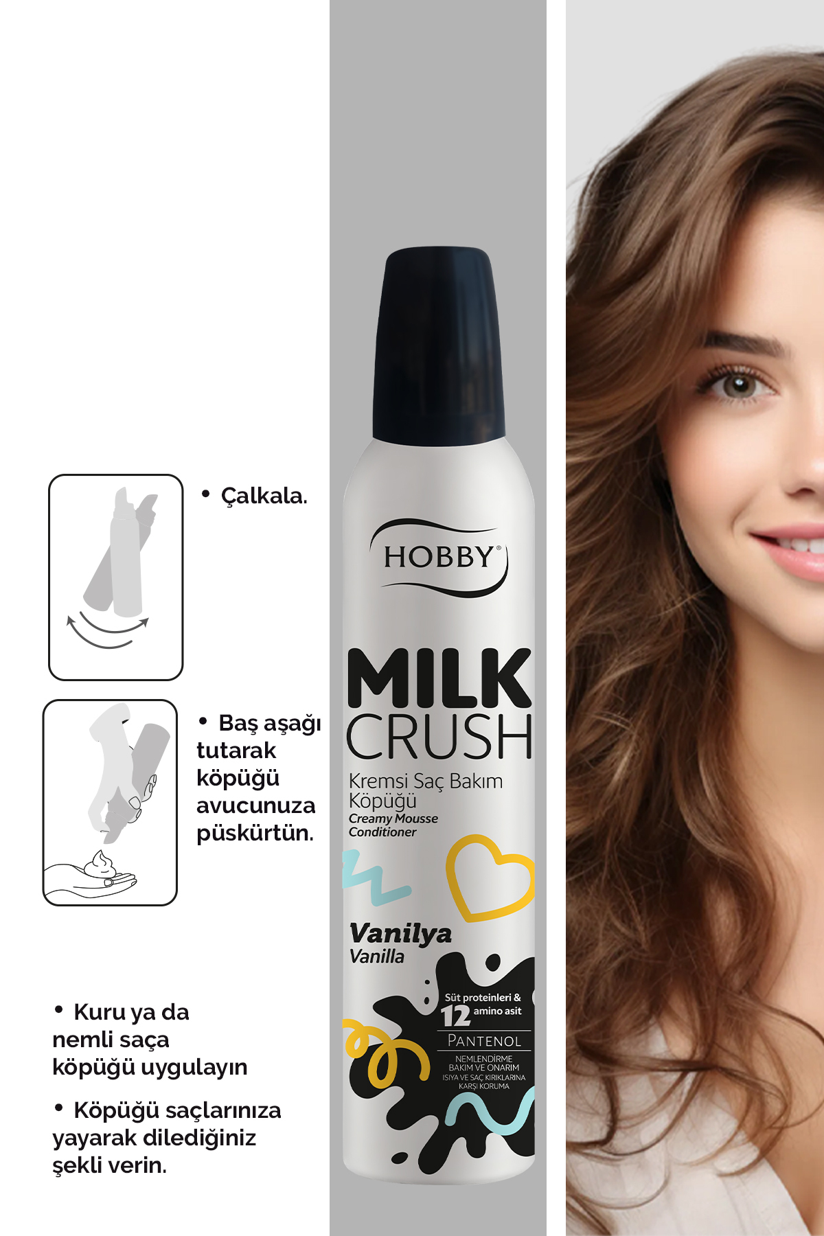 HairMousseMilkcrush Vnlla 200ml x 2'li Avantajlı Set — ES2600955 — تصویر 4 از 4