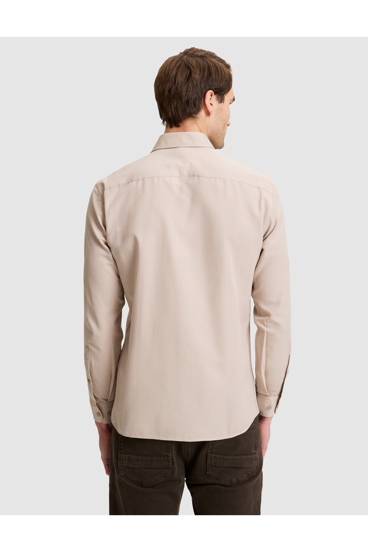 پیراهن آستین بلند Mink Slim Fit 50325365-VR052 5