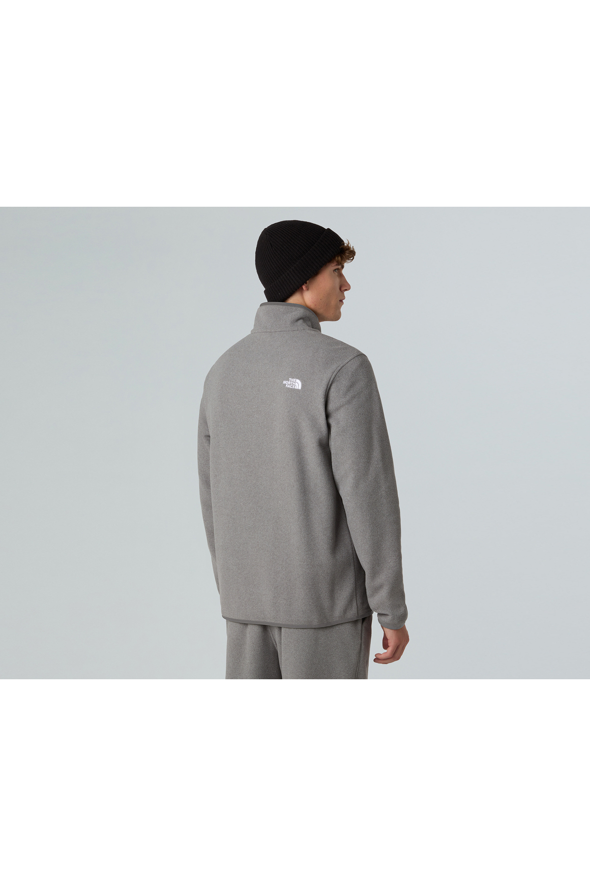 کاپشن زنانه نایک مدل M Glacier Fleece 1/4 Zip رنگ خاکستری
