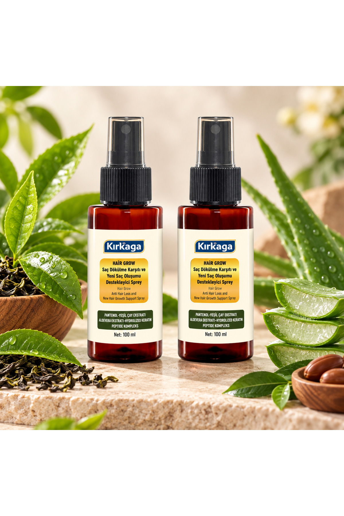 Hair Grow Saç Bakım Spreyi 2 x 100 ml — Ka1478 — تصویر 8 از 8