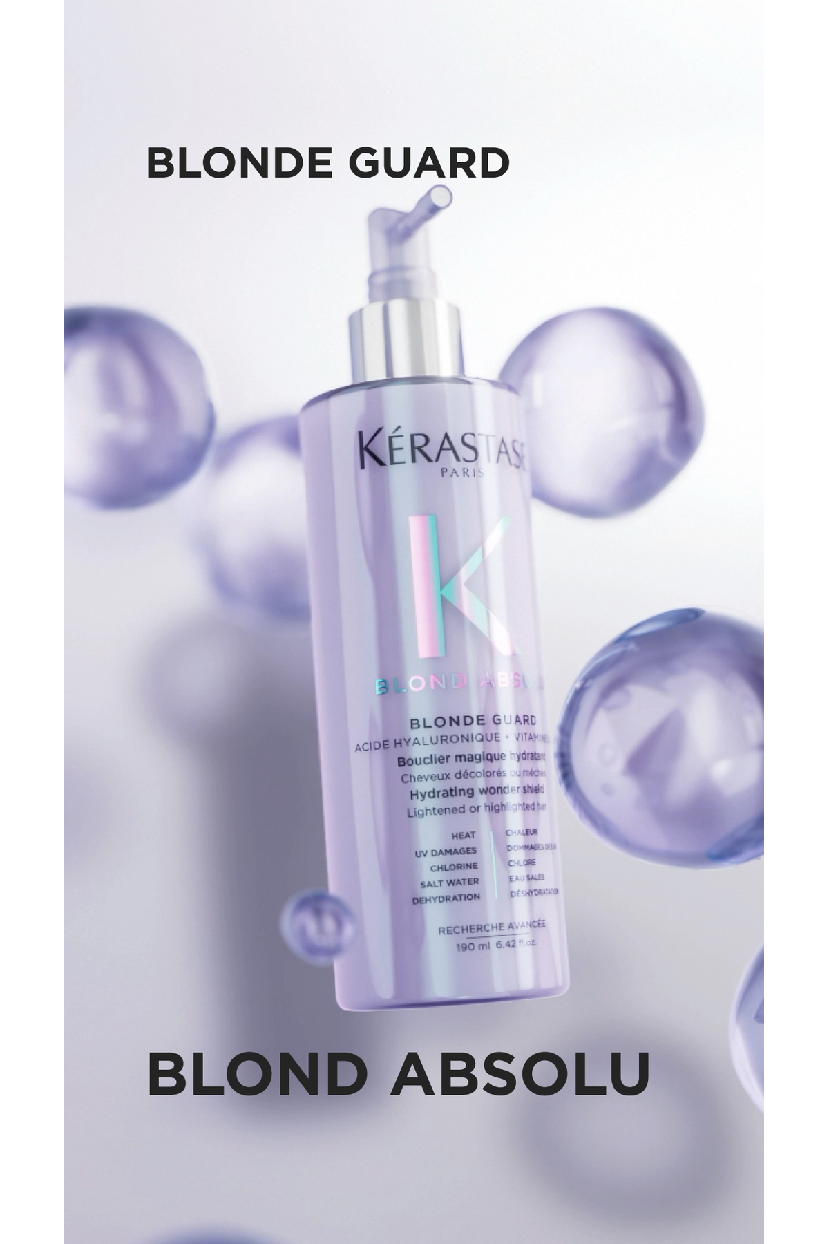 Blond Absolu Blonde Guard Sarı Saçlar Için Koruyucu Nemlendirici Bakım Spreyi 190ml — E4585800 — تصویر 2 از 8