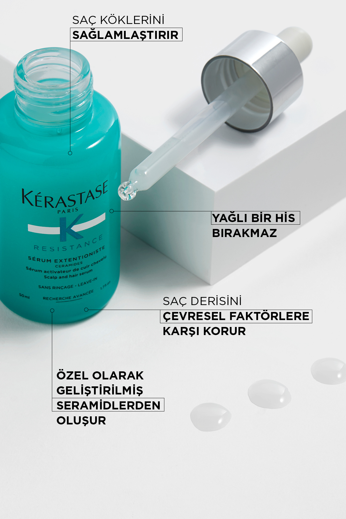 Resistance Serum Extentioniste Daha Hızlı Ve Güçlü Uzayan Saçlar Için Bakım Serumu 50 ml 5 — 3474636636341 — تصویر 3 از 8