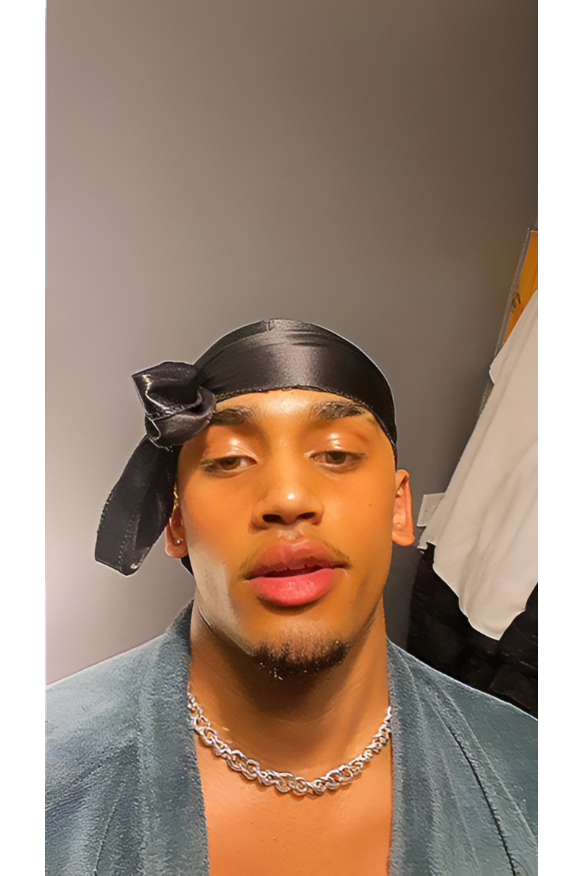 PurpleJam Siyah Durag Ayarlanabilir Premium Unisex Bandana - Fiyatı