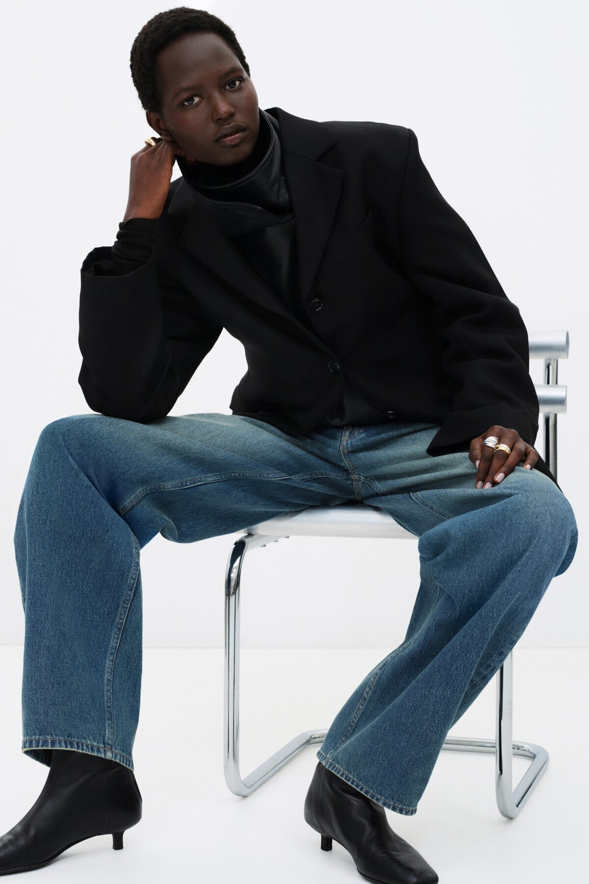 Baggy Barrel Regular Waist Jeans 2