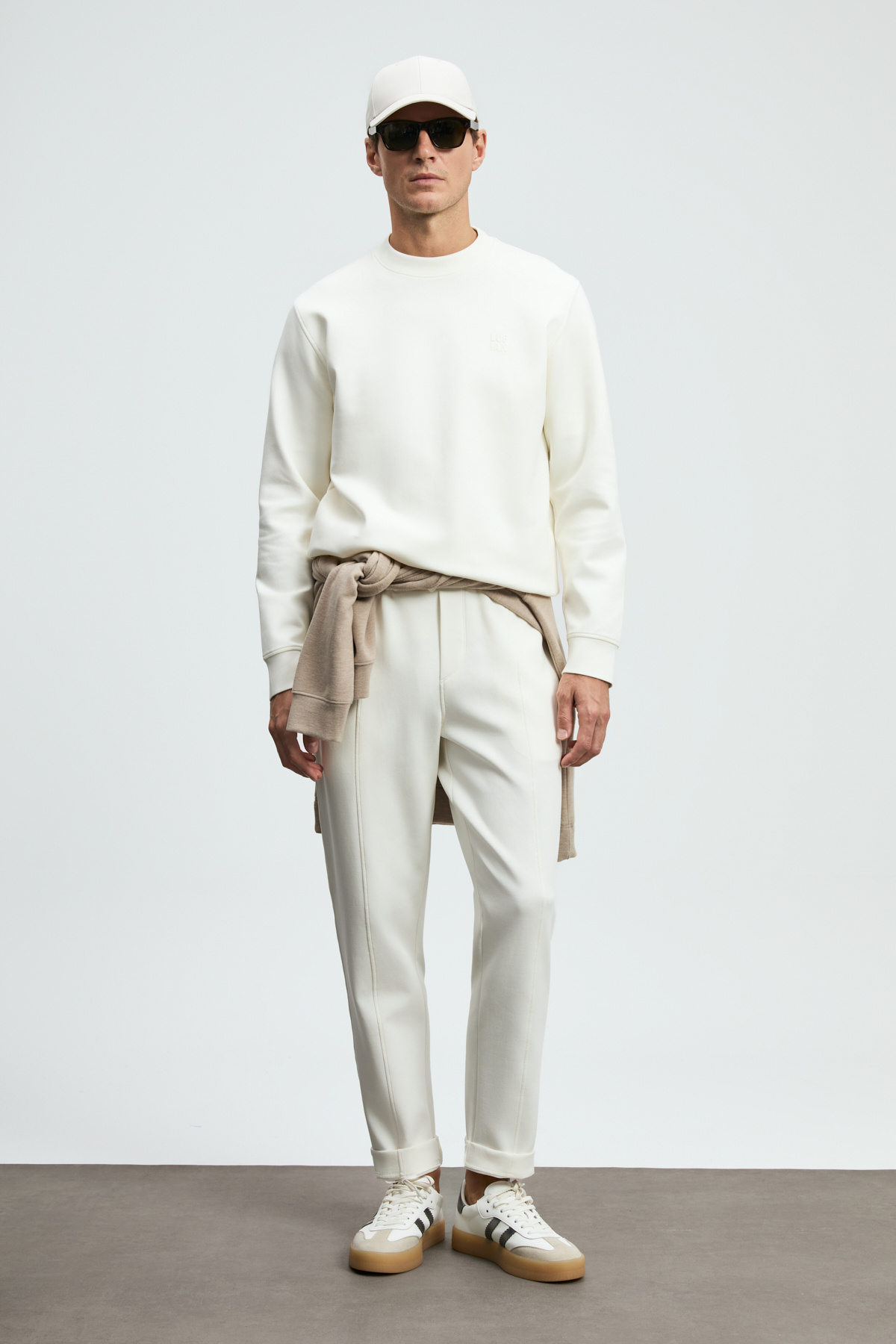 Grand Erkek Sweatshirt Kırık Beyaz — سفید 112030192 — تصویر 2 از 6