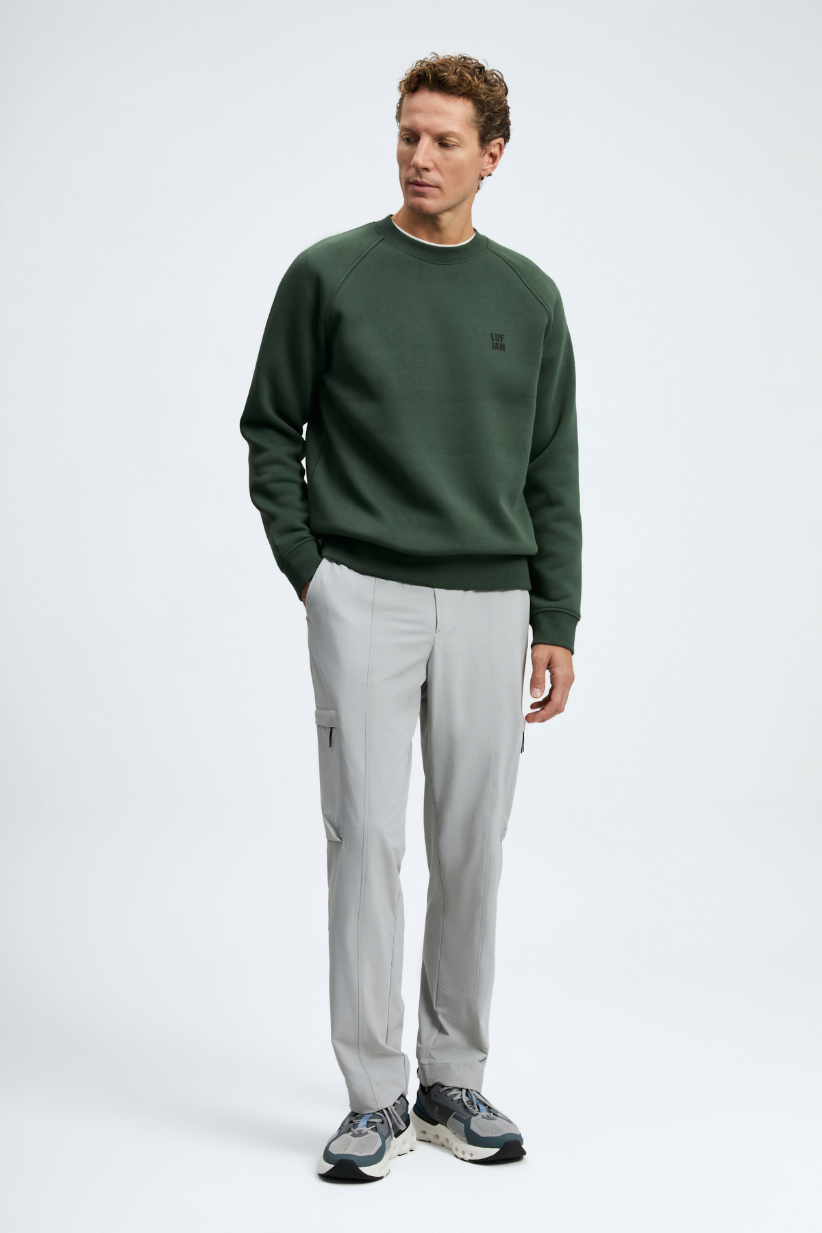 Blake Erkek Sweatshirt Çimen Yeşili — سبز 112030193 — تصویر 3 از 6