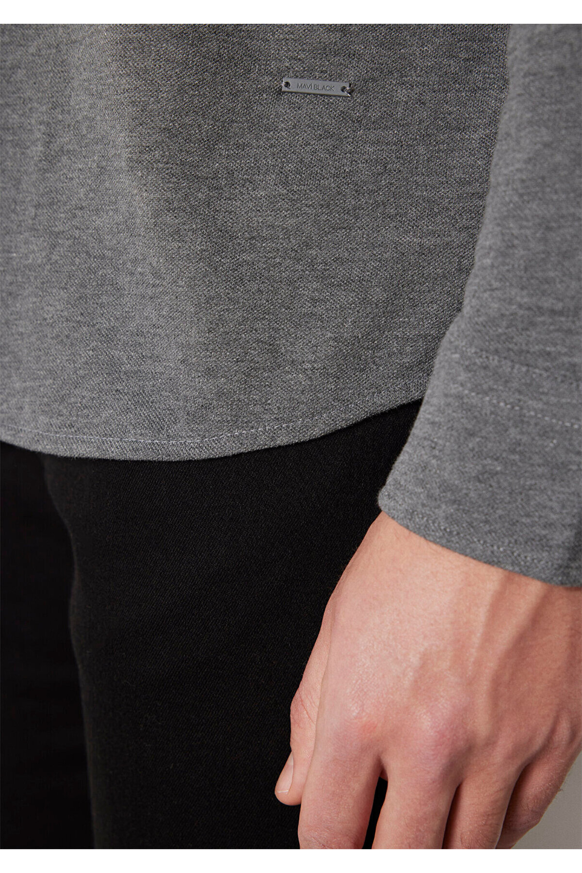 Erkek Non Denim Uk Uzun Kol Gömlek M0211863-80024 — رنگارنگ — تصویر 7 از 8