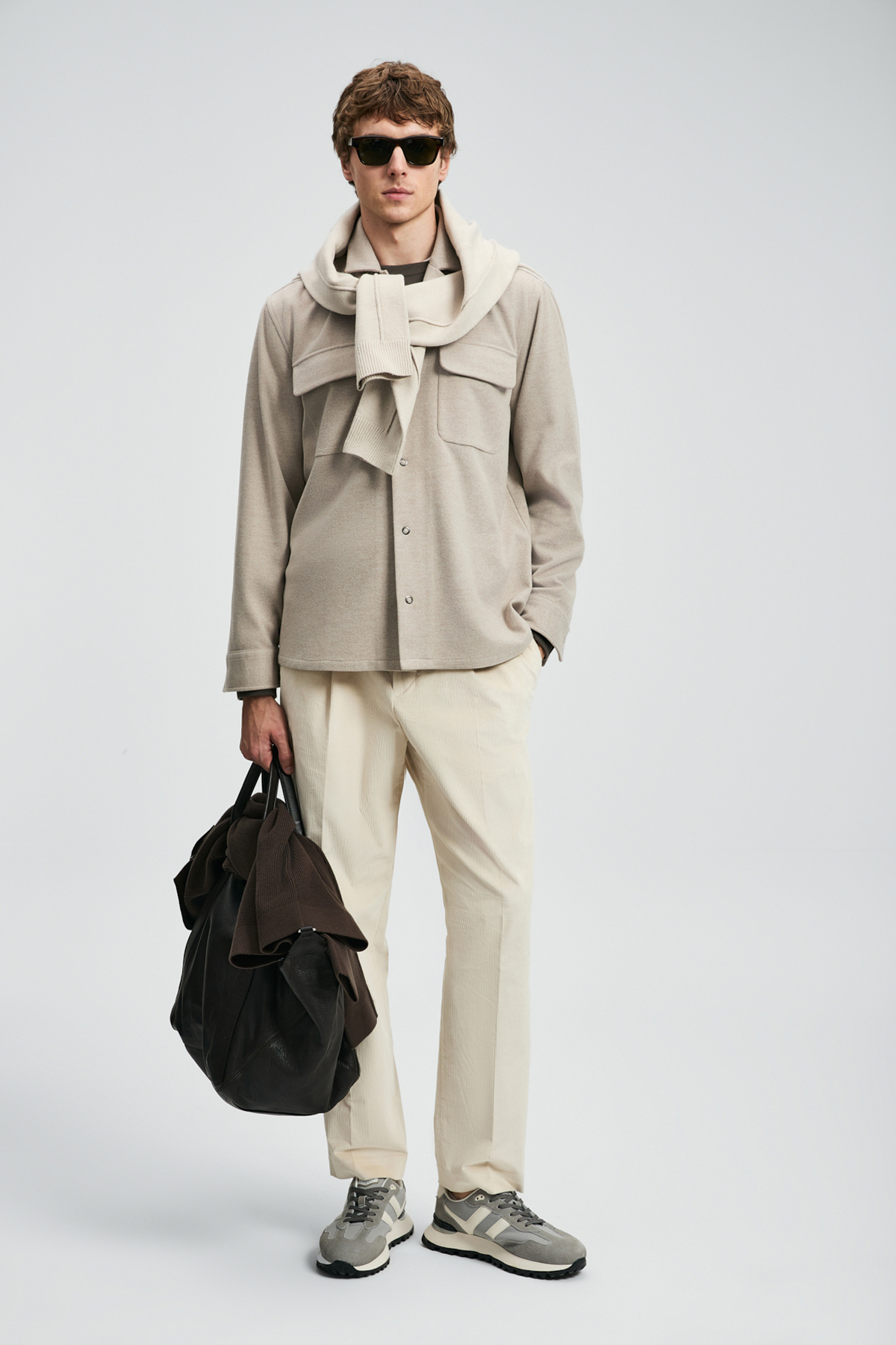 Ador Erkek Basic Gömlek Regular Fit Bej — بژ 112010670 — تصویر 2 از 6