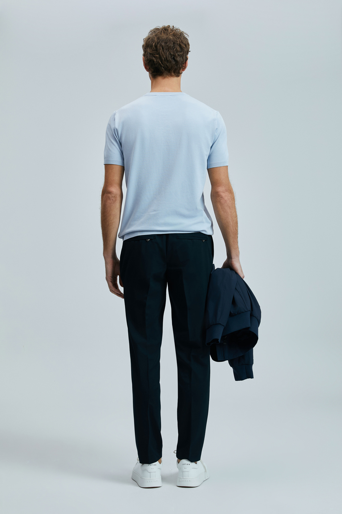 Sımon Smart Erkek Chino Pantolon Slim Fit Lacivert — سرمه‌ای 111190337 — تصویر 6 از 6