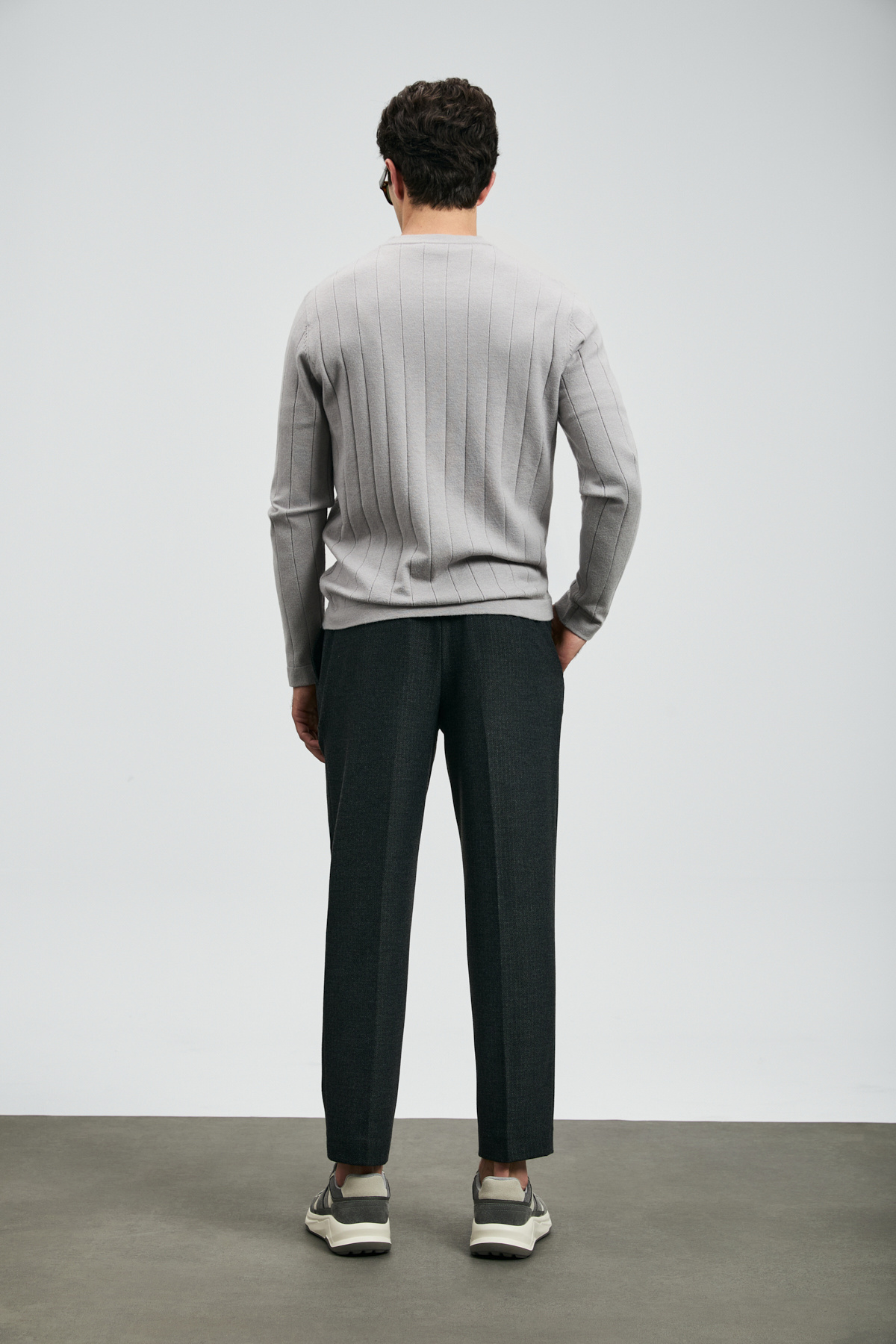 شلوار چینی مردانه اسمارت Maxima Slim Fit Anthracite — خاکستری 112190331 — تصویر 6 از 6