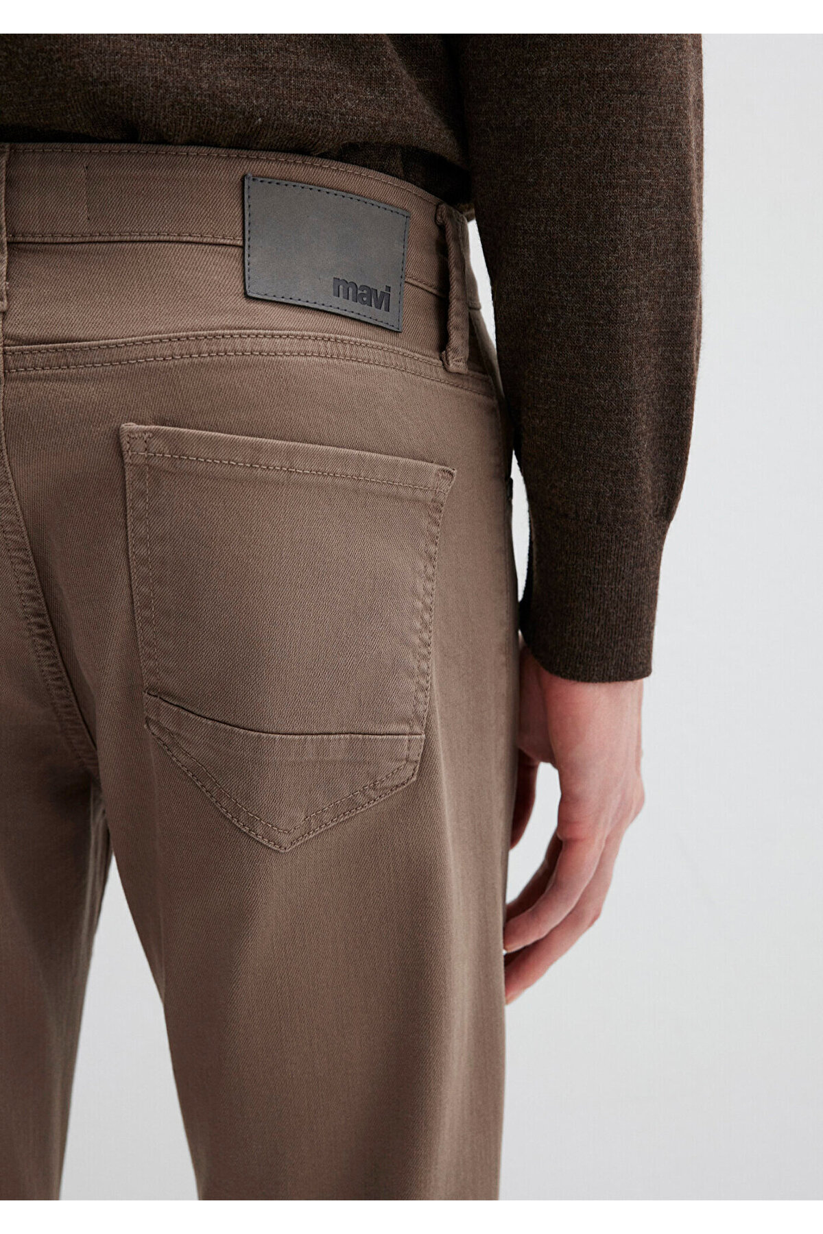 Marcus Brown Comfort Gabardine Trousers 0035189452 — قهوه‌ای 00351-P — تصویر 7 از 8