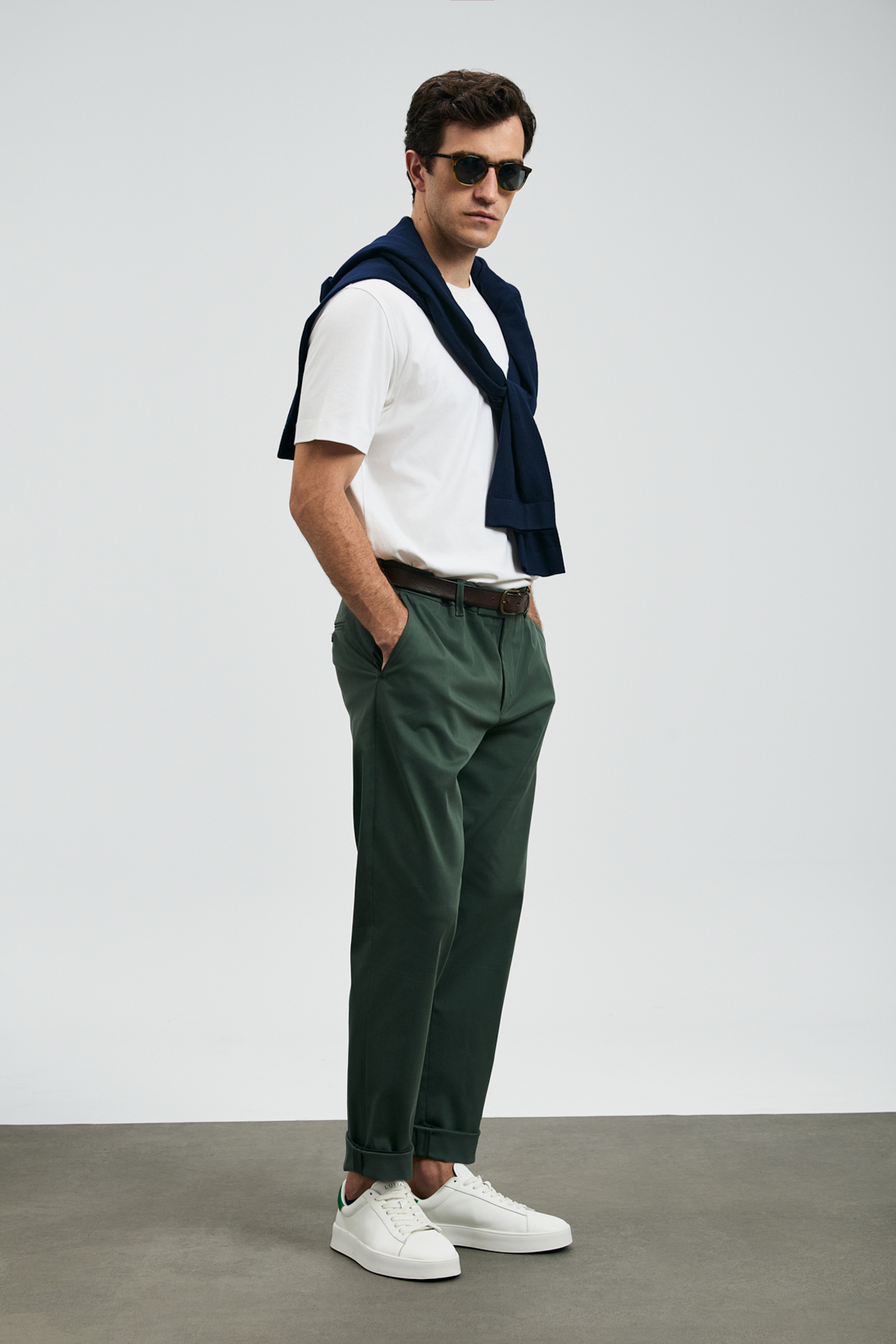 Rumı Smart Erkek Chino Pantolon Slim Fit Yeşil — سبز 112190336 — تصویر 3 از 6