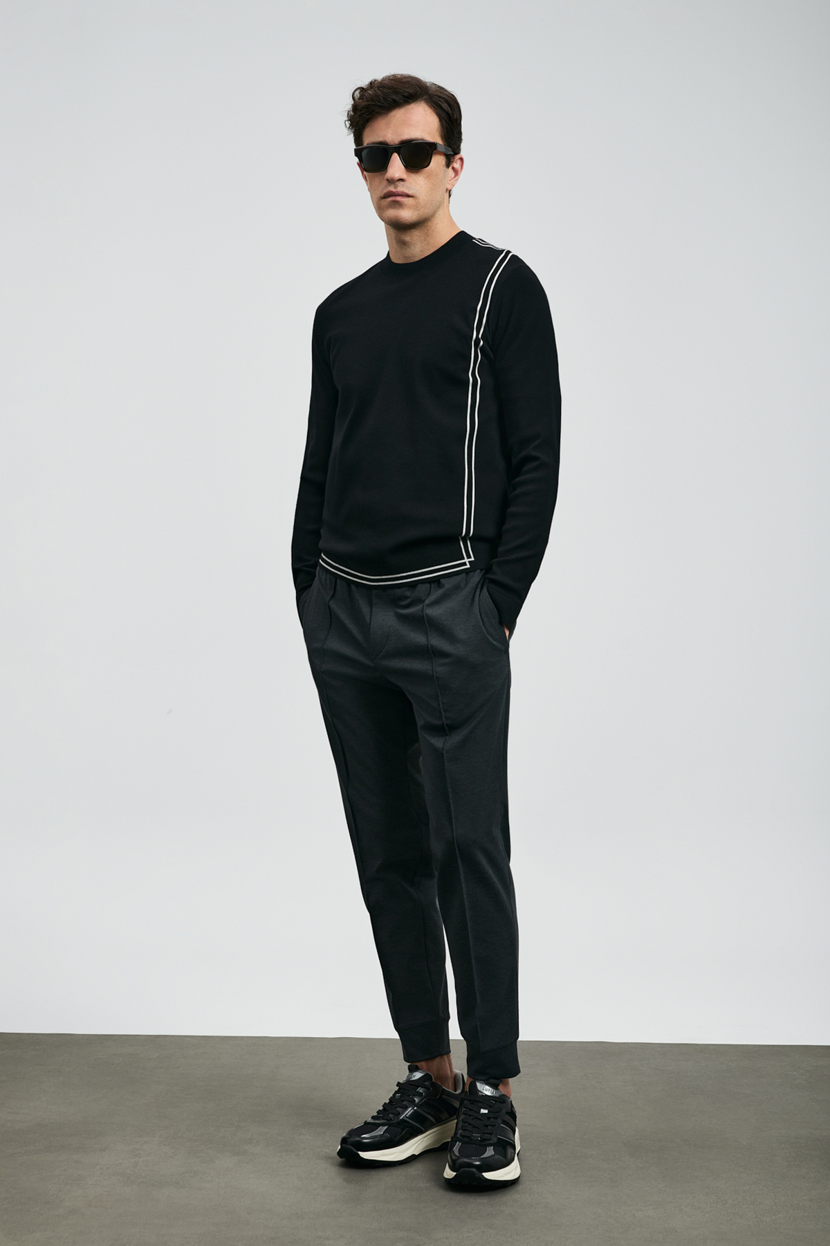 Lufian Pıto Jogger Pantolon Slim Fit Antrasit — خاکستری 112190335