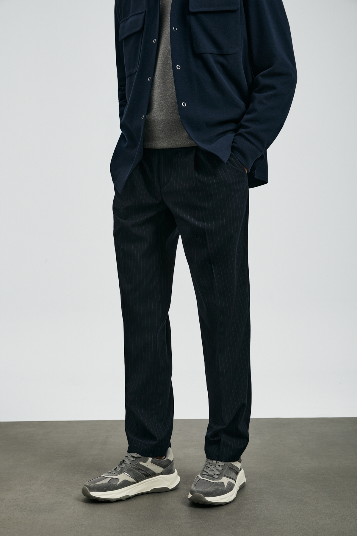 Ronald Smart Erkek Chino Pantolon Comfort Fit Lacivert — سرمه‌ای 112190333 — تصویر 5 از 6
