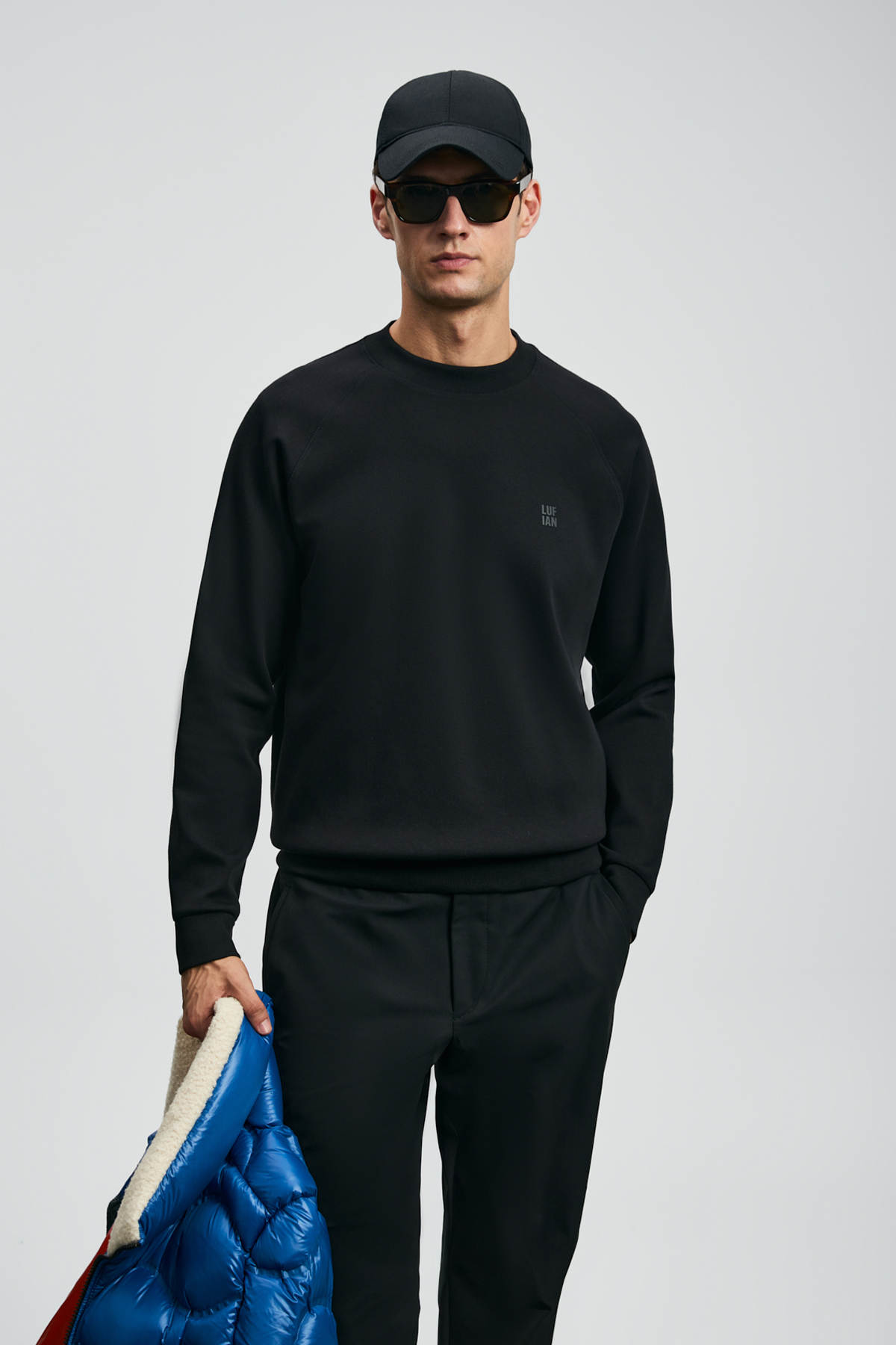 Grant Erkek Sweatshirt Siyah — مشکی 112030179 — تصویر 4 از 6