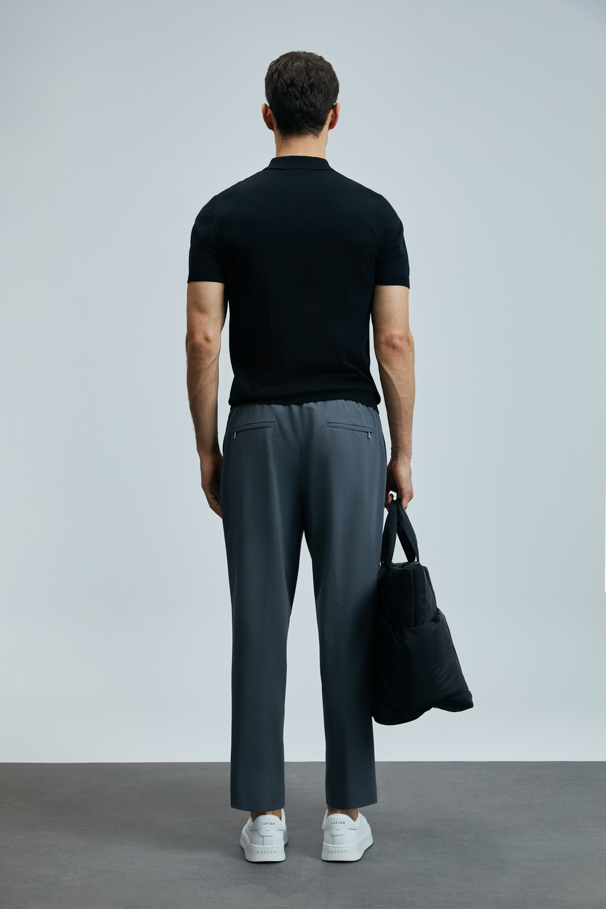 Sımon Smart Erkek Chino Pantolon Slim Fit Antrasit — رنگارنگ 111190337 — تصویر 6 از 6
