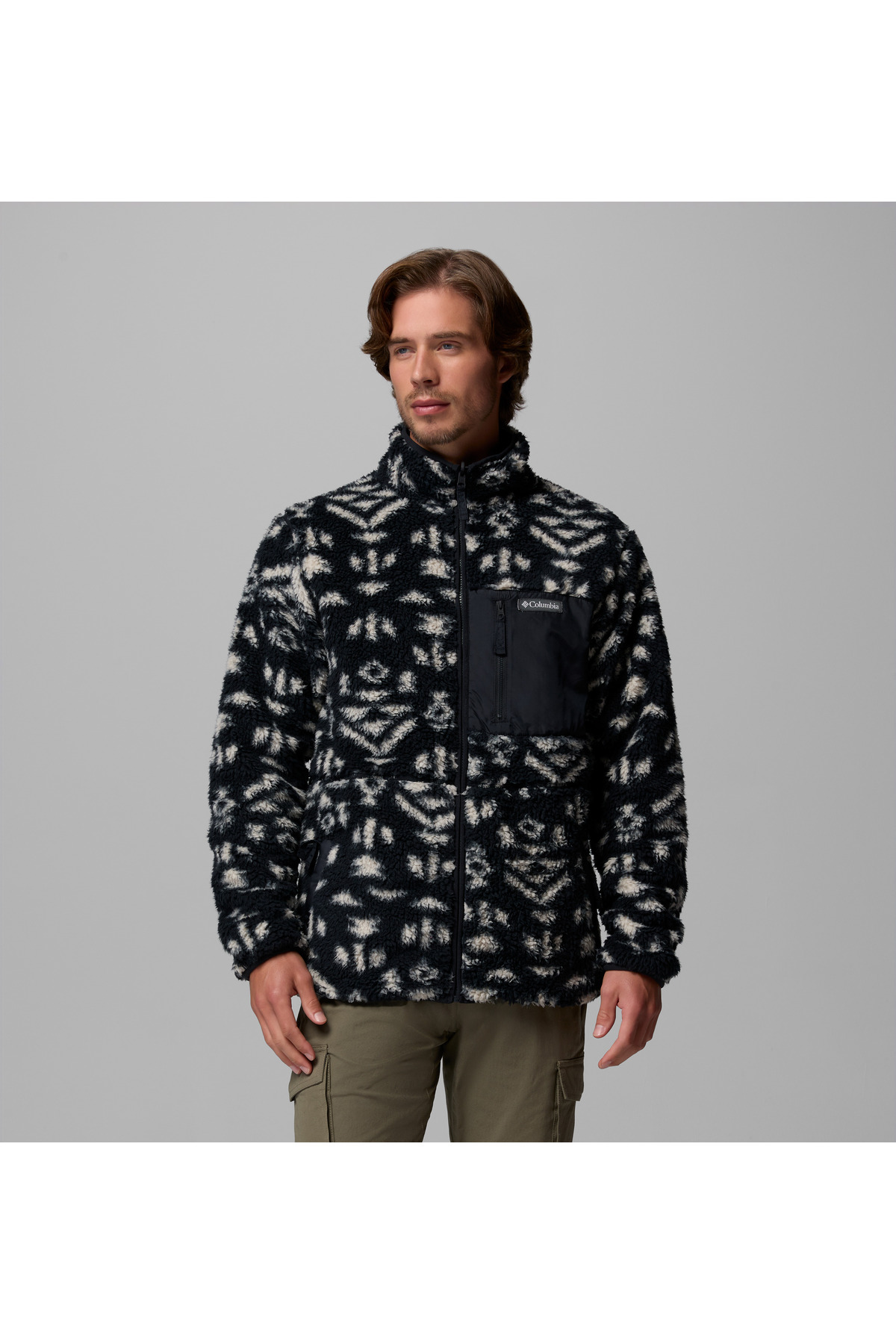Columbia Winter Pass Reversible Erkek Polar Üst — سفید TYCD84FCCBDF097C0042E0800