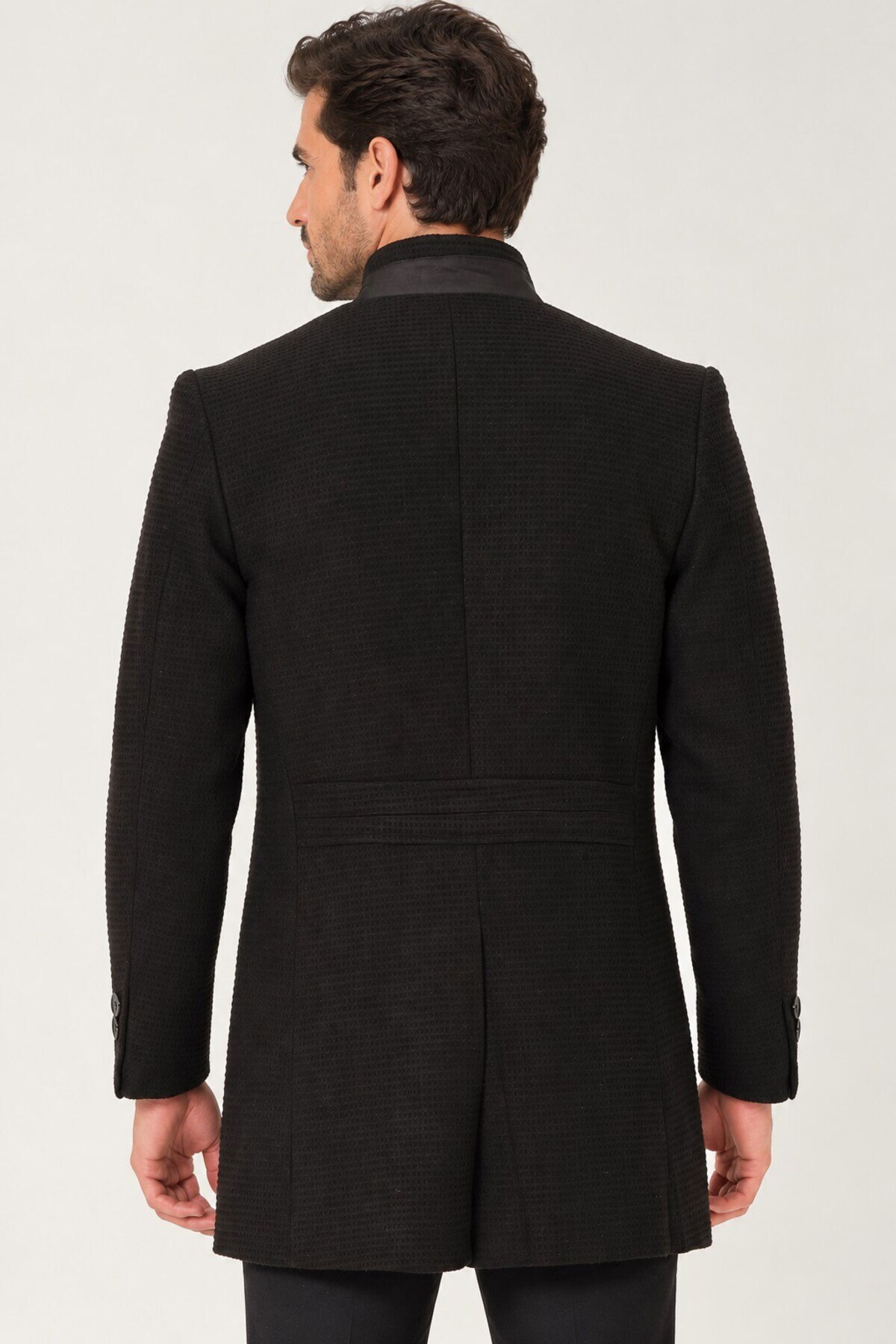 کت مردانه PLT9367 - PLAIN BLACK - 2 — رنگارنگ 1020001P9367KG9 — تصویر 2 از 2