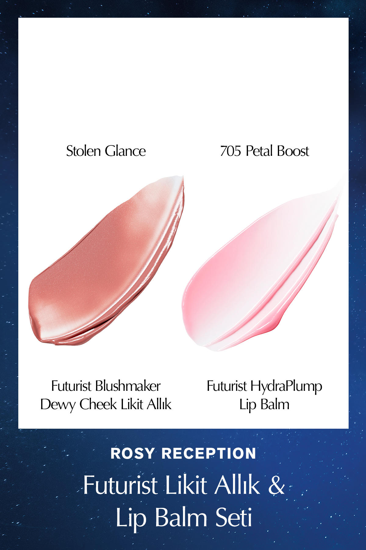 Futurist Likit Allık & Lip Balm Seti - Stolen Glance & Petal Boost — 147133 — تصویر 2 از 2