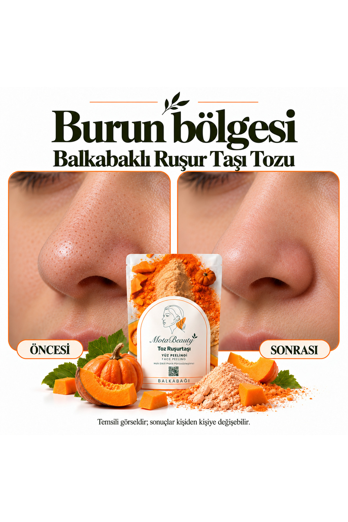 پودر سنگ روسور (سفیداب ایرانی) لایه بردار طبیعی صورت - رایحه کدو تنبل - تنظیم کننده رنگ پوست، از بین برنده پوست مرده، ضد جوش سرسیاه — MOTA-RUSUR-POWDER-HONEY — تصویر 7 از 8