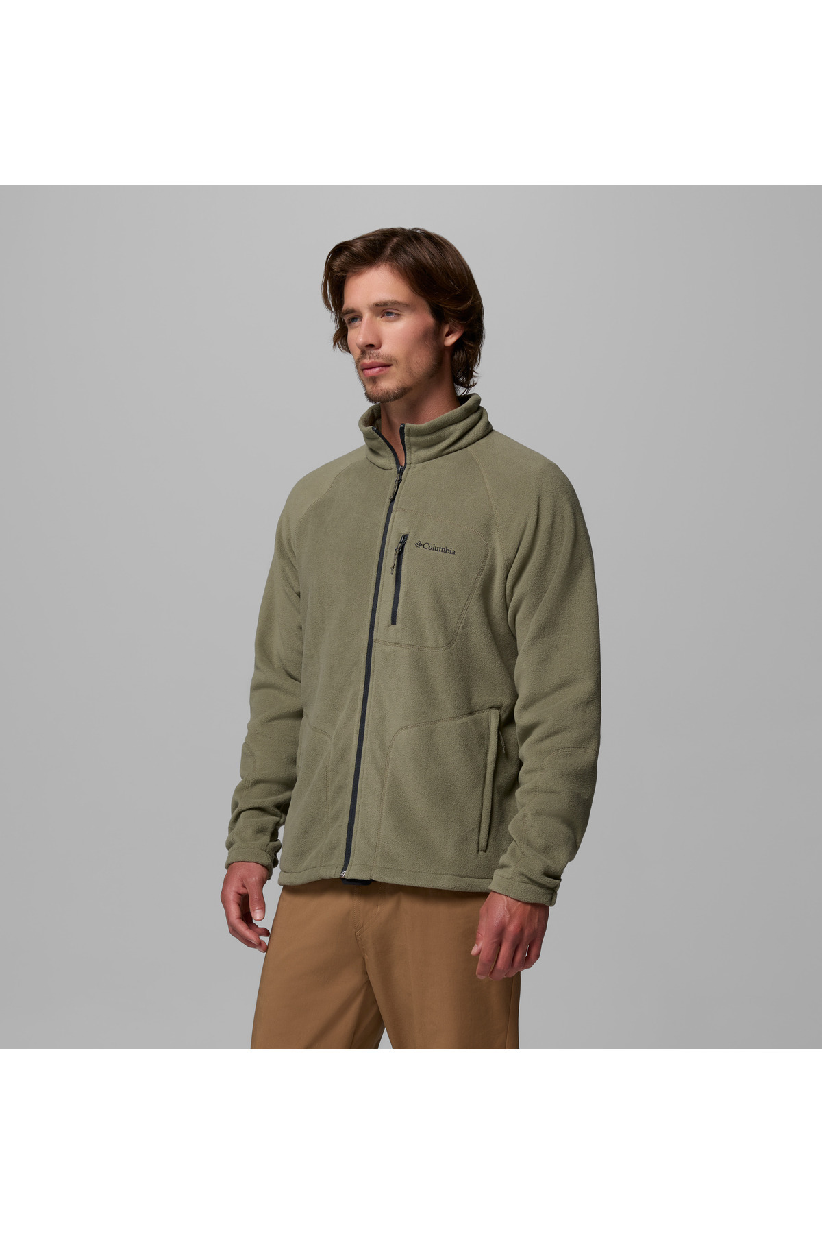 تاپ پشمی تمام زیپ مردانه Fast Trek II — سبز TYCCC0740BC1AA8C4C44C3300 — تصویر 3 از 7