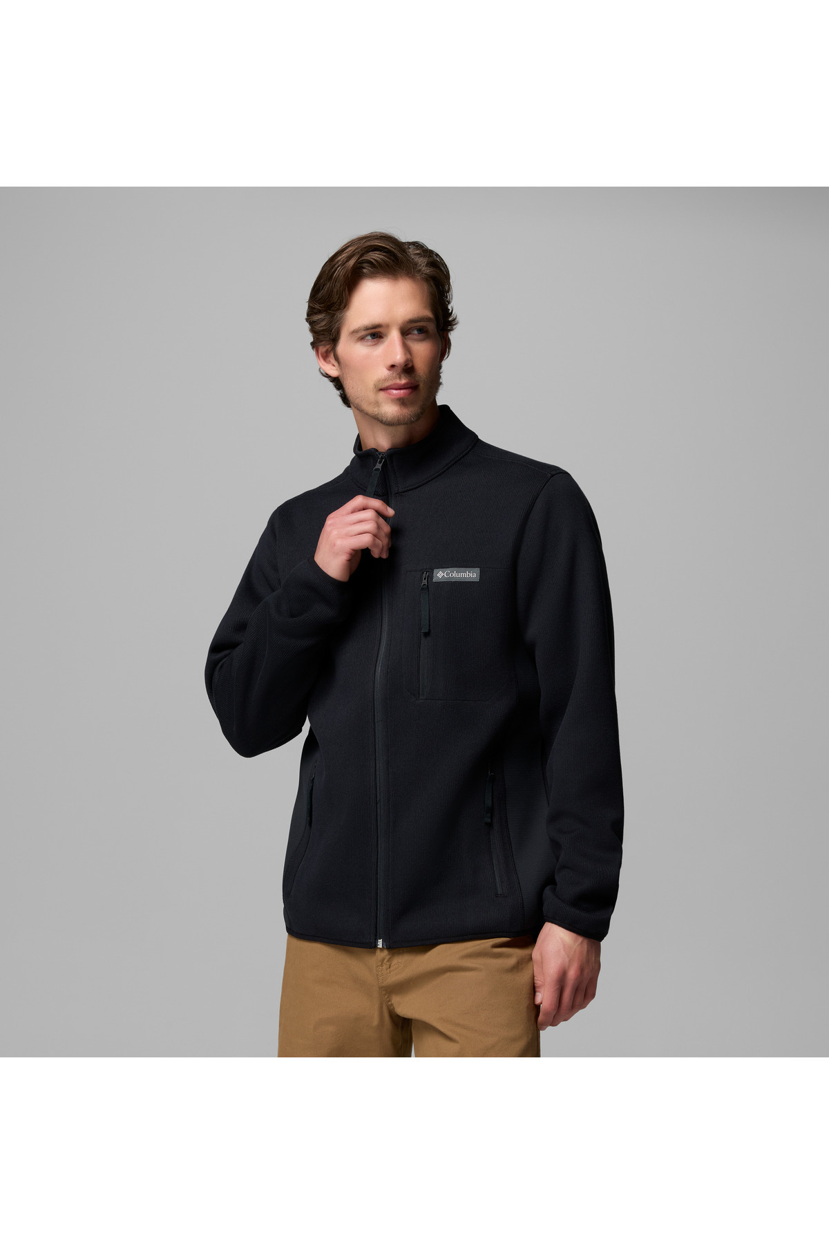 Columbia Sweater Weather Tam Fermuarlı Erkek Polar Üst — مشکی 2173601010