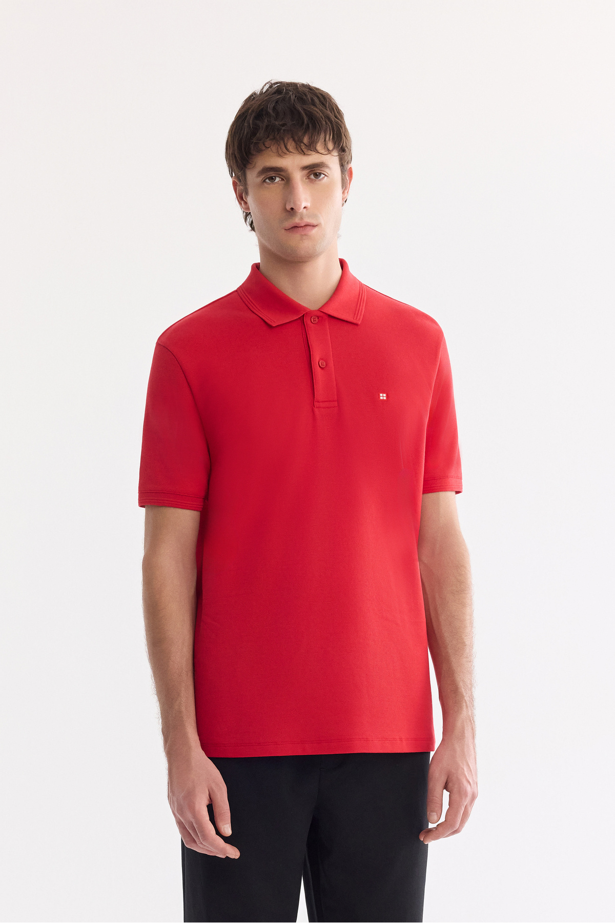 Erkek Siyah Beli Lastikli Soft Touch Nefes Alan Relaxed Fit Pantolon A61Y3038 — مشکی — تصویر 7 از 8