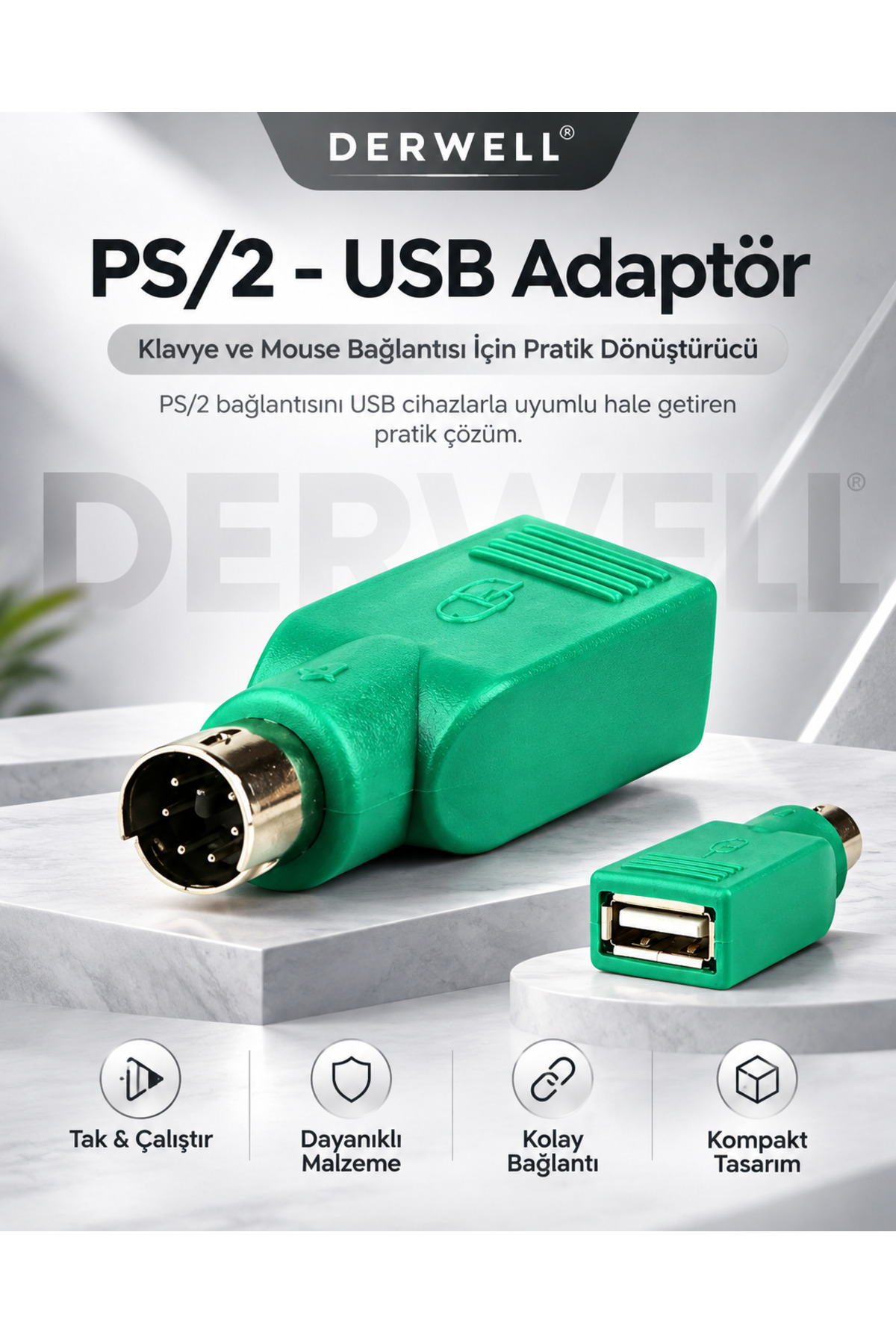 Ps2 To Usb Çevirici Aparat Ps2 Girişini Usb Ye Çevirir Klavye Mouse Ps2 To Usb Çevirici Adaptör