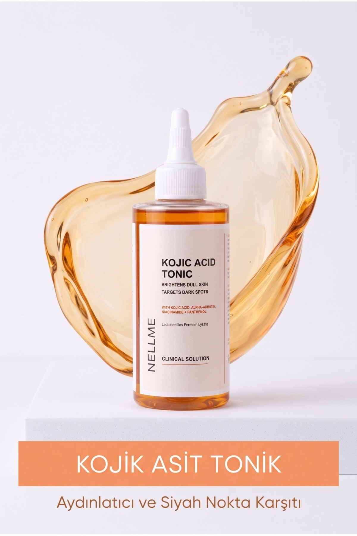 NELLME Aydınlatıcı, Leke ve Siyah Nokta Karşıtı Kojik Asit Tonik 200 ml