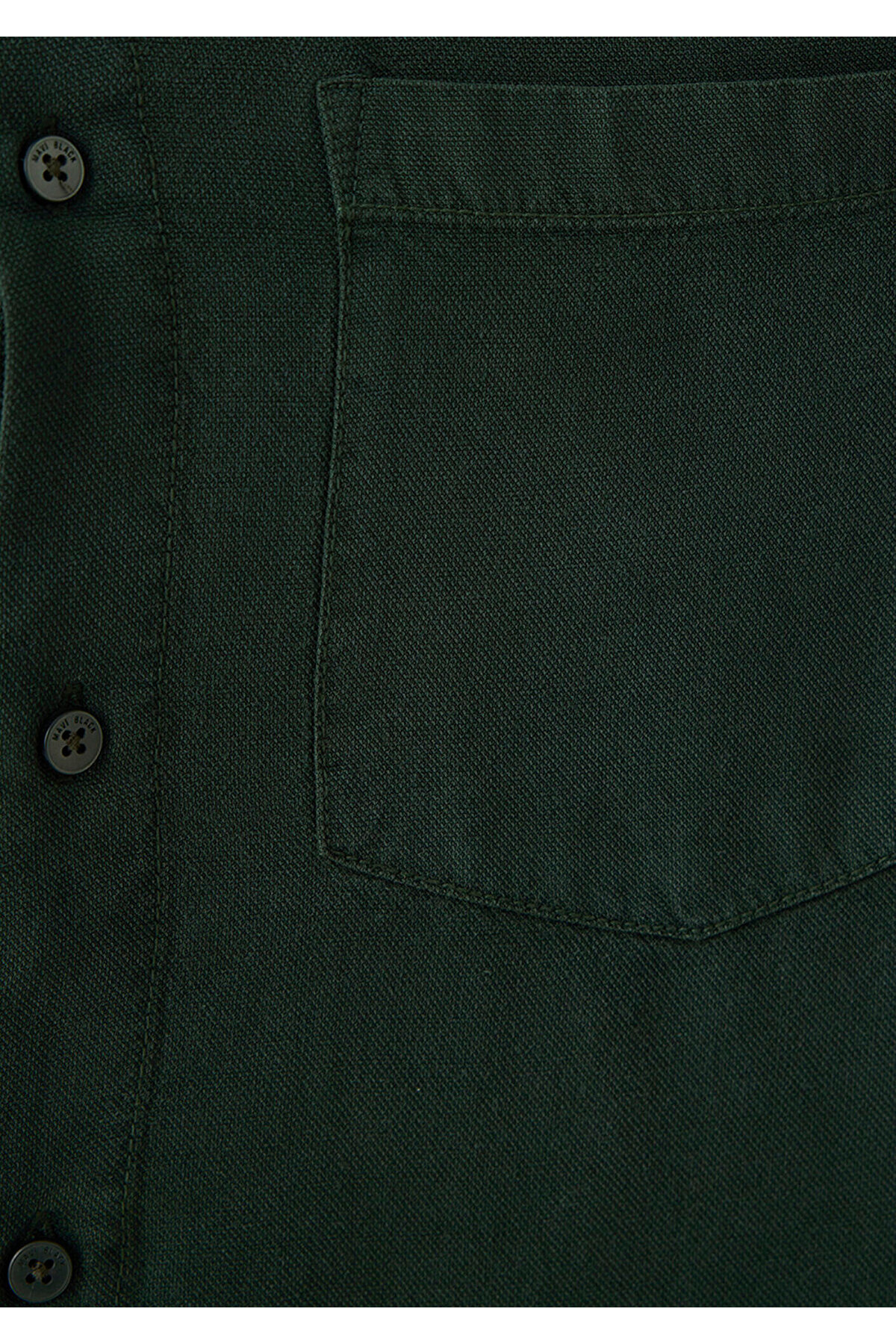 پیراهن سبز لیوسل (Tencel™) سایز معمولی / برش معمولی 0212064-71602 — سبز — تصویر 8 از 8