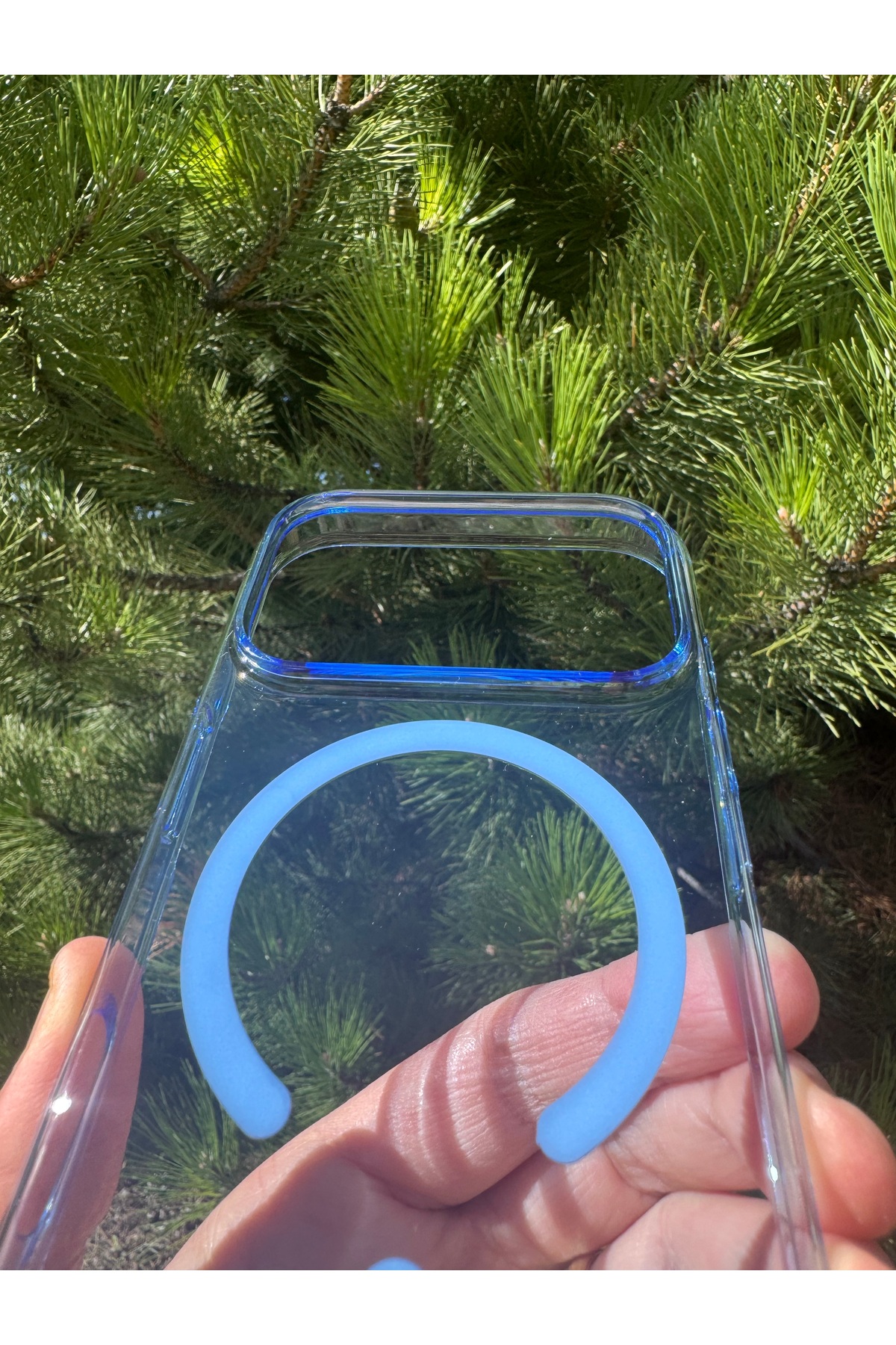 iPhone 18 Pro Uyumlu Kılıf İnce Sert Sararmaz Magsafe Kamera Kenarı Koruyucu Dayanıklı Transparan Arka Kapak