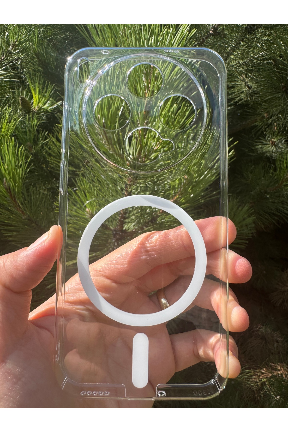 Vivo X300 Uyumlu Kılıf İnce Sert Sararmaz Magsafe Kamera Korumalı Dayanıklı Transparan Arka Kapak