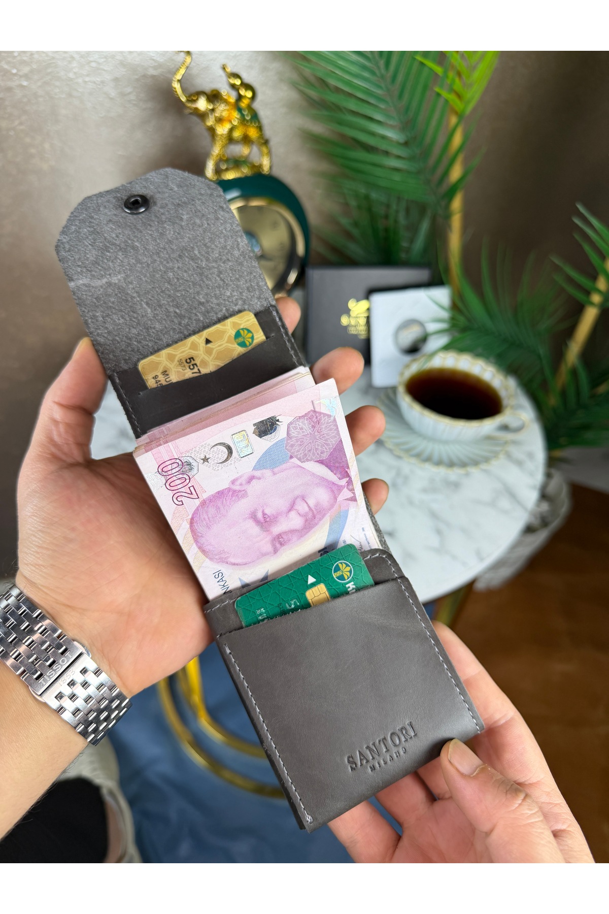 کیف پول چرم طبیعی یونیسکس ویرال لوسیانو 216